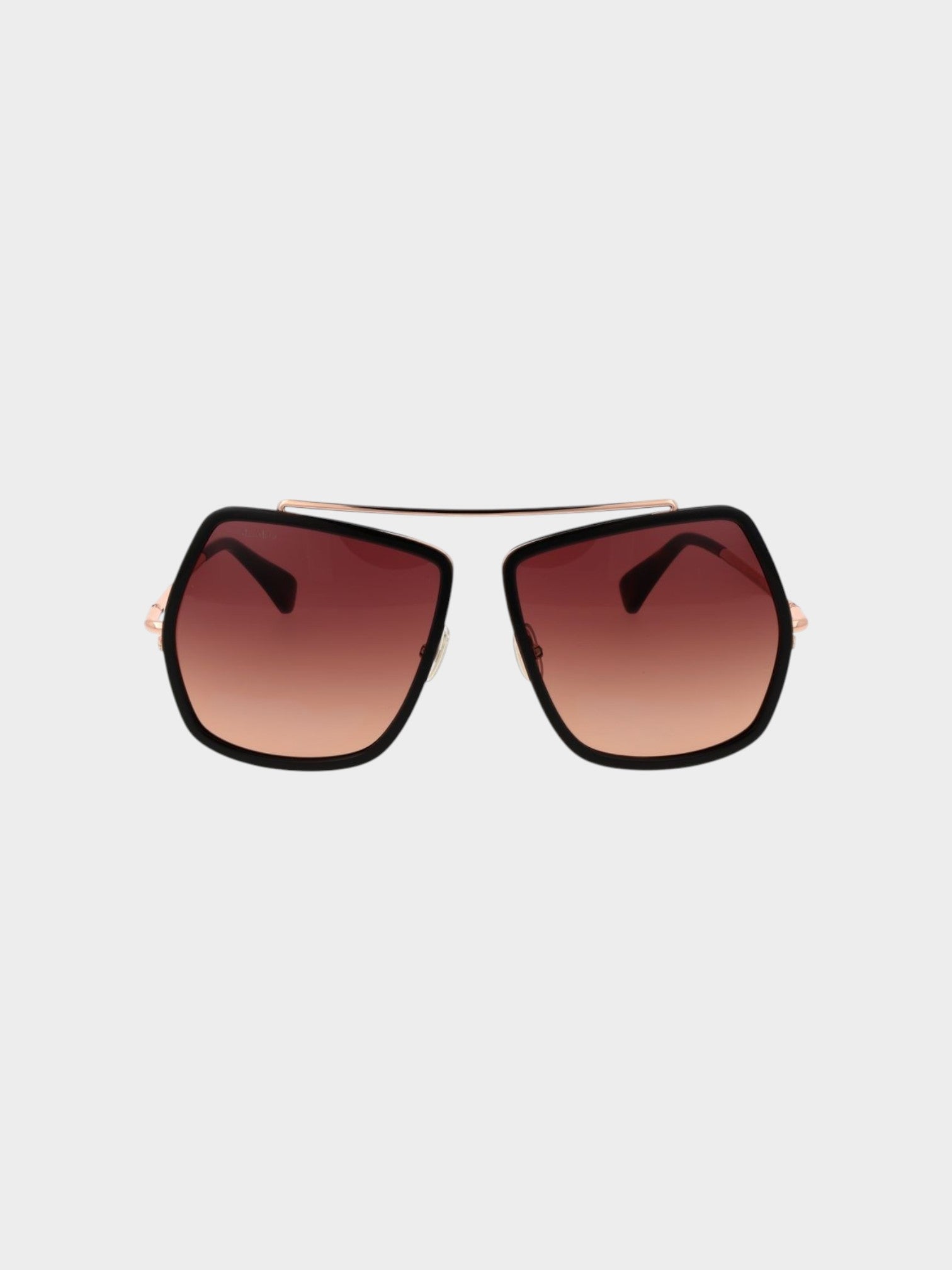 Max Mara Brown Metal Sunglasses-thumbmail-2