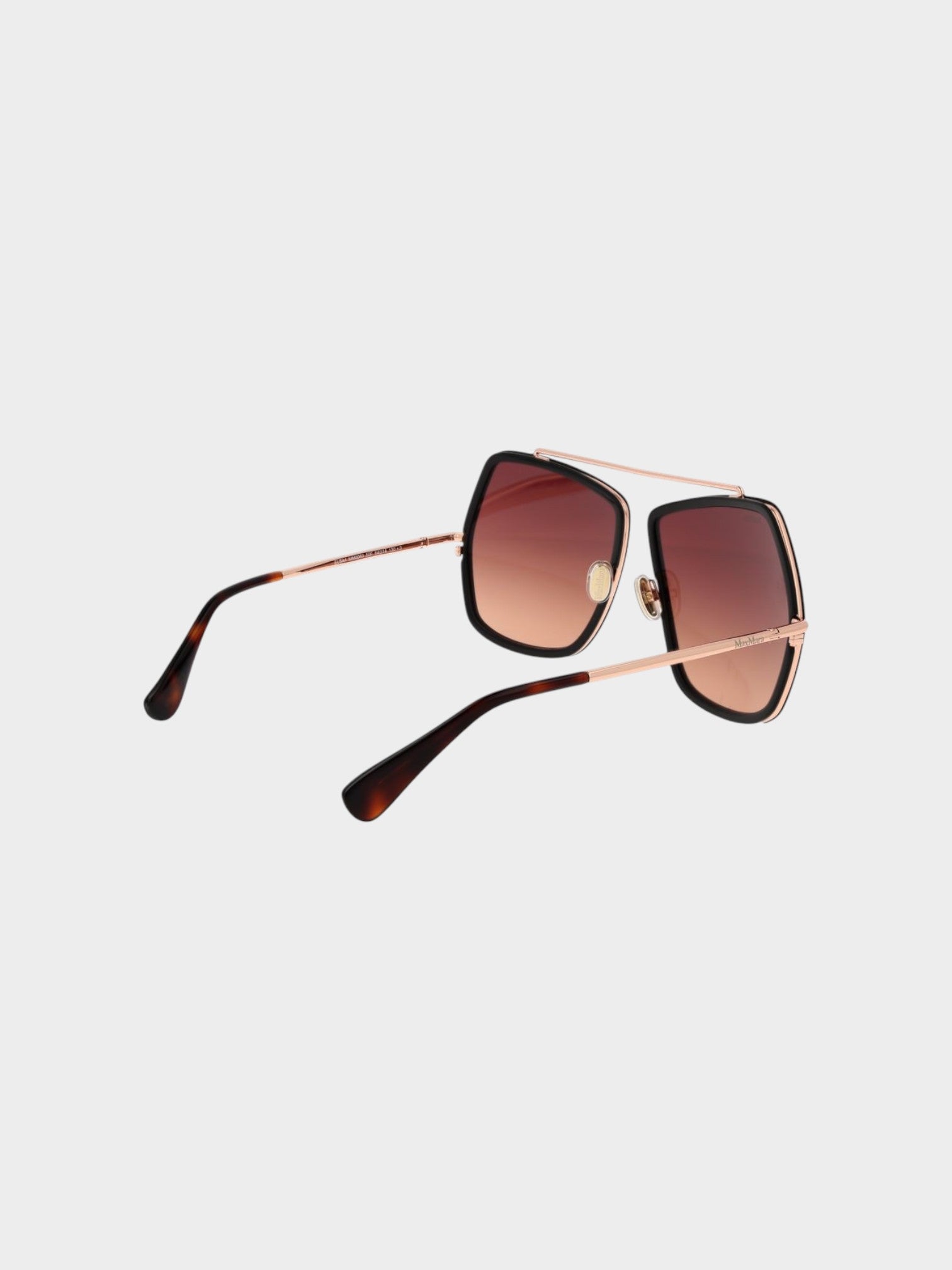 Max Mara Brown Metal Sunglasses-thumbmail-3
