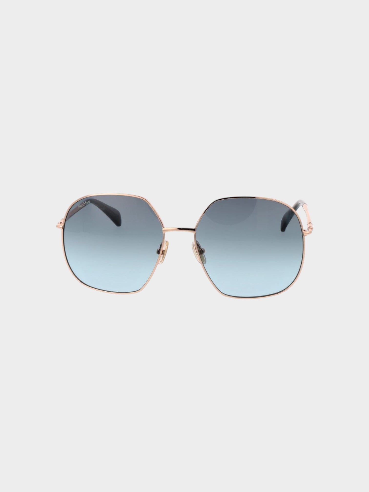 Max Mara Rose Gold Metal Sunglasses-thumbmail-2