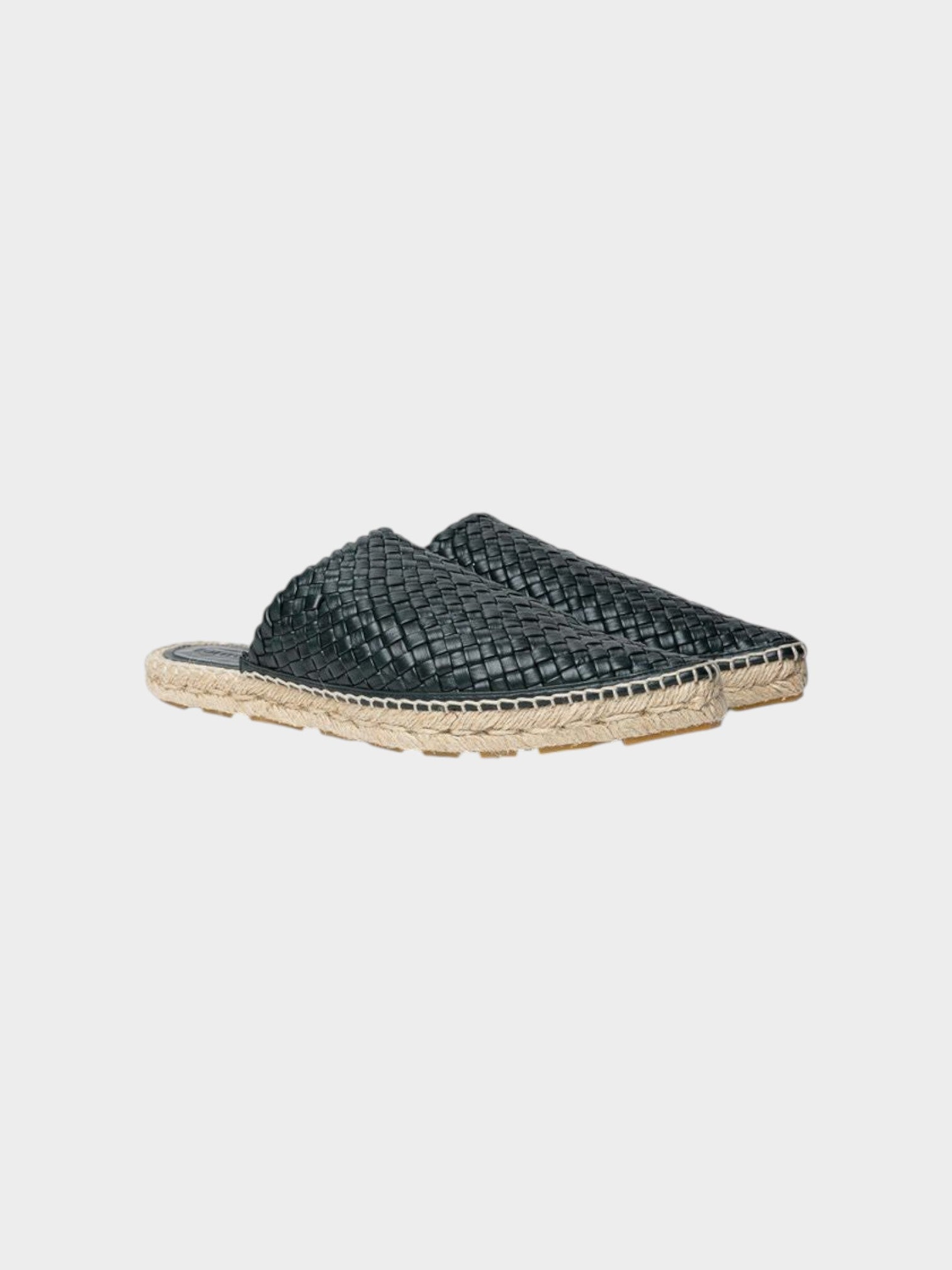 Bottega Veneta Green Leather Espadrilles-thumbmail-2