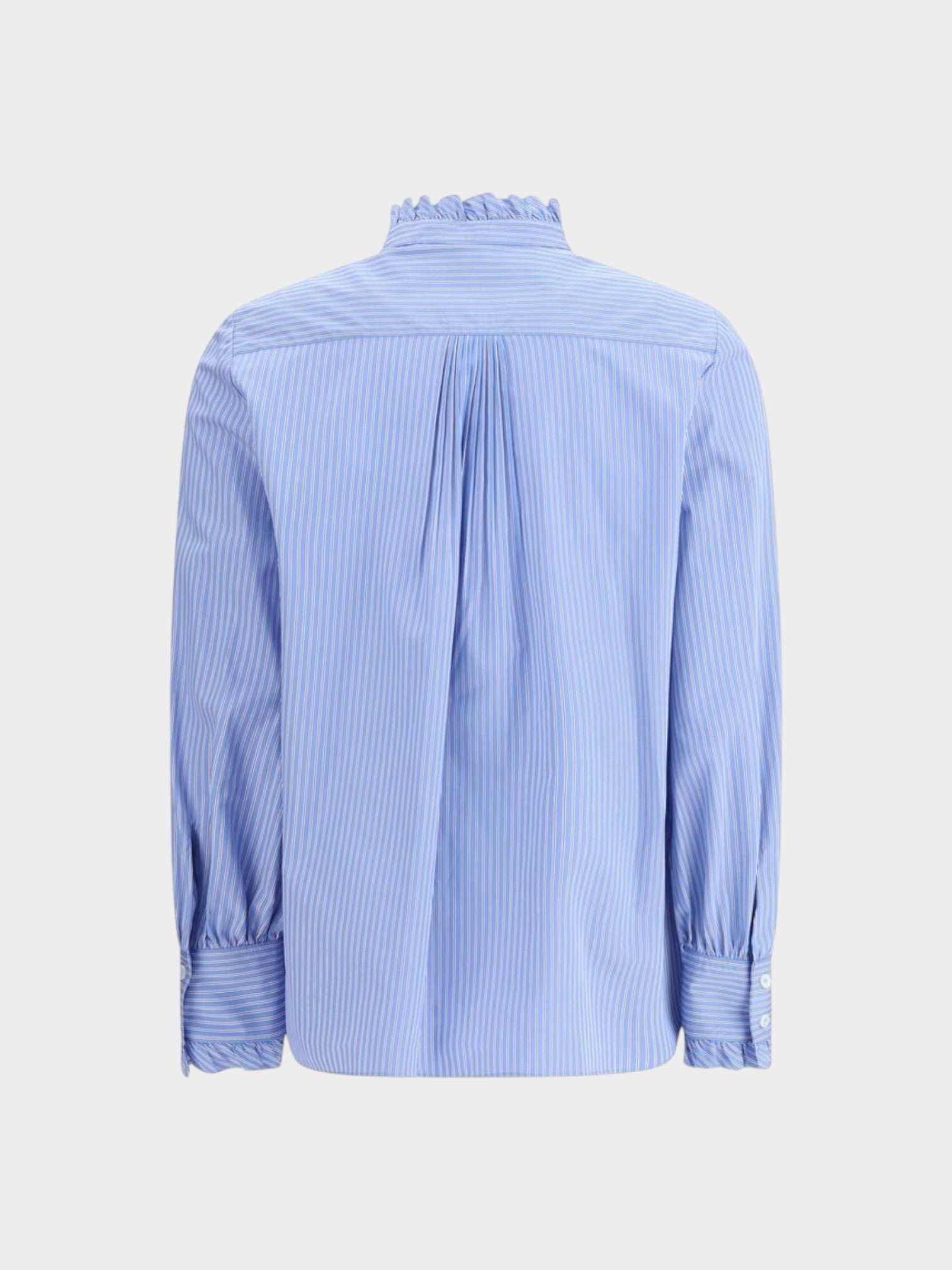 Valentino Blue Cotton Pattern Shirt-thumbmail-2