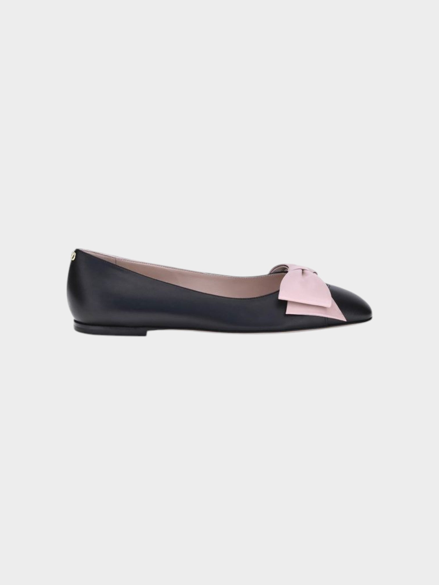Valentino Garavani Black Goatskin Ballet Flats