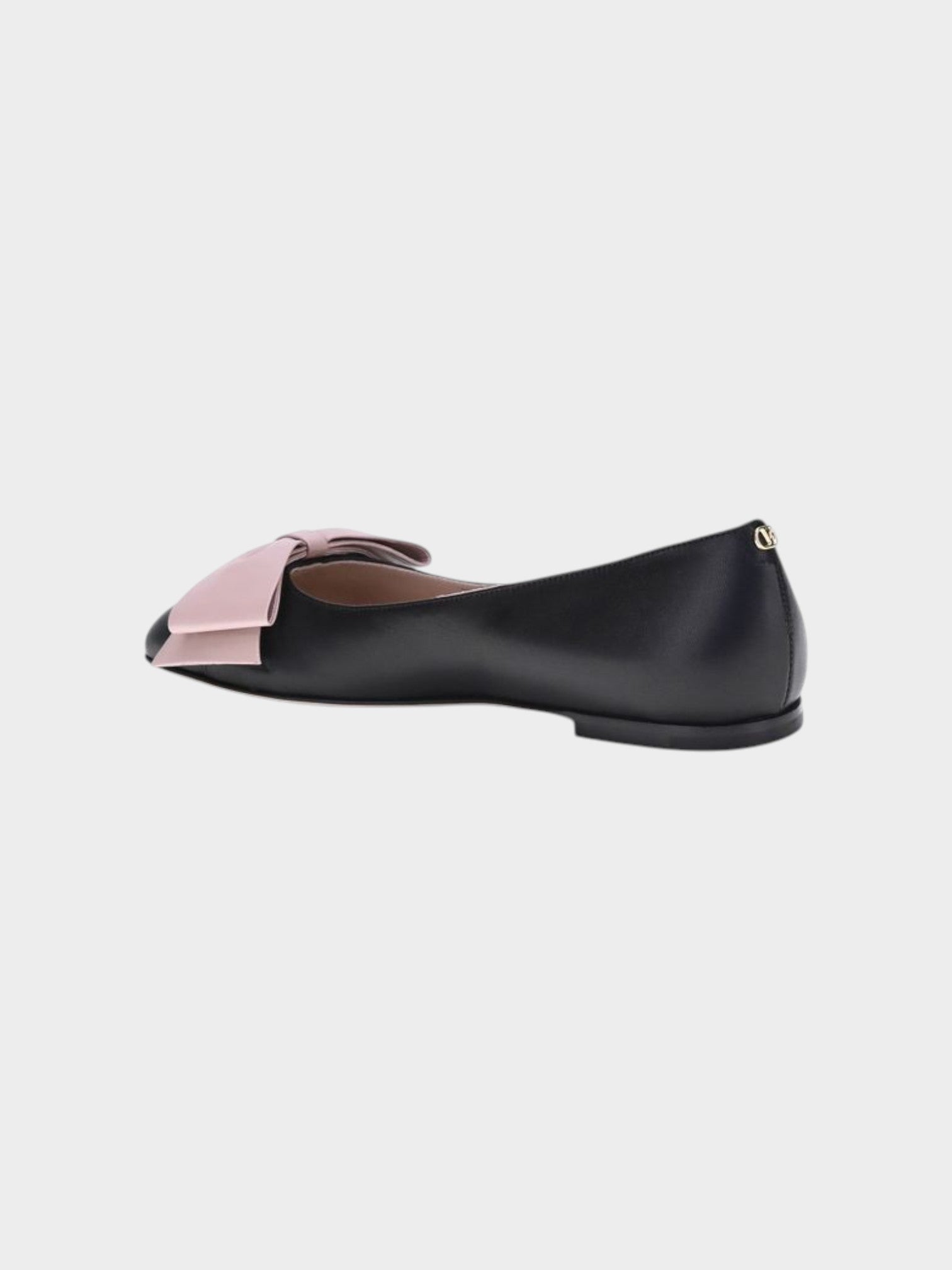 Valentino Garavani Black Goatskin Ballet Flats-thumbmail-3