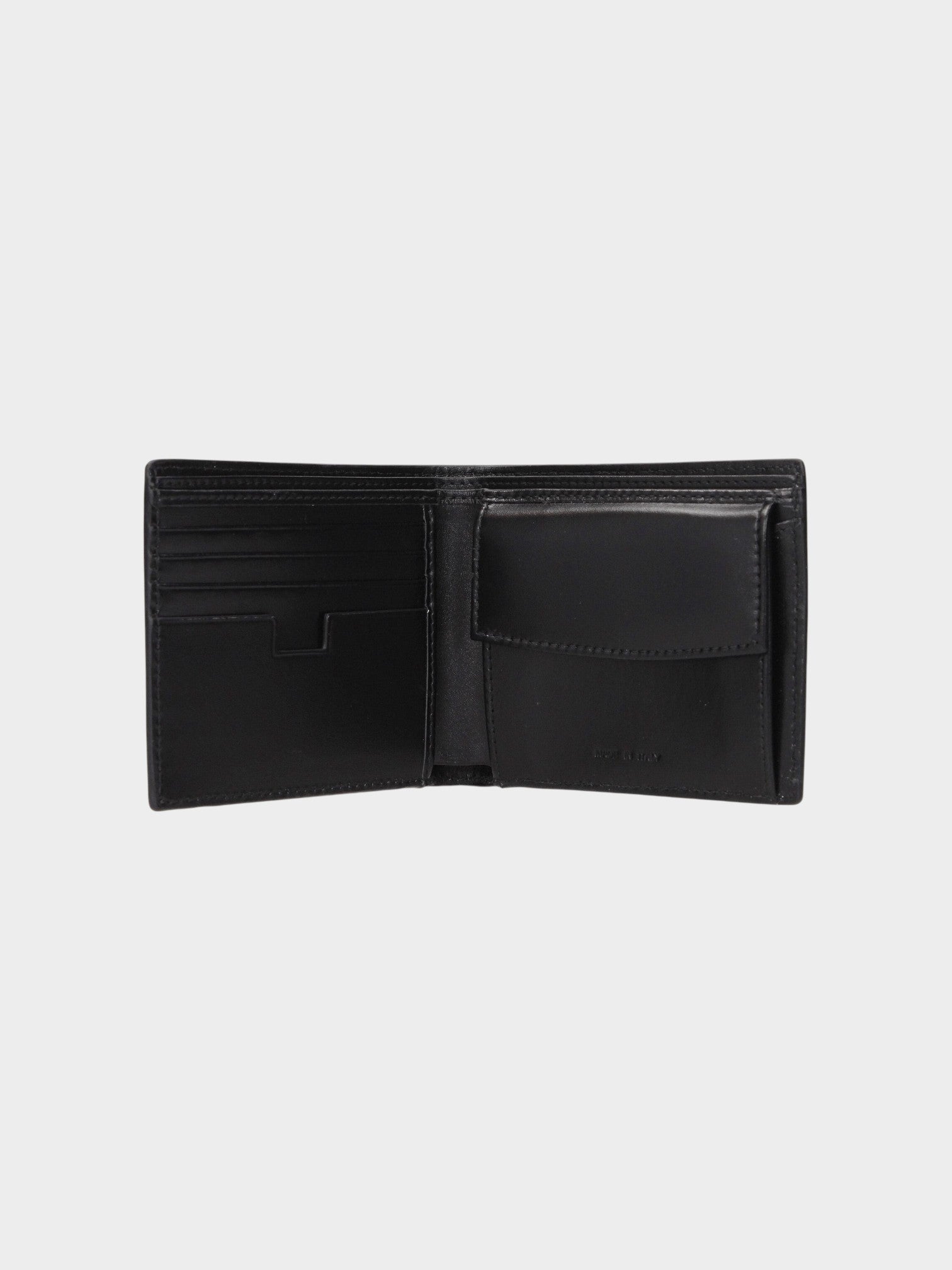 Testoni Black Leather Wallet-thumbmail-2