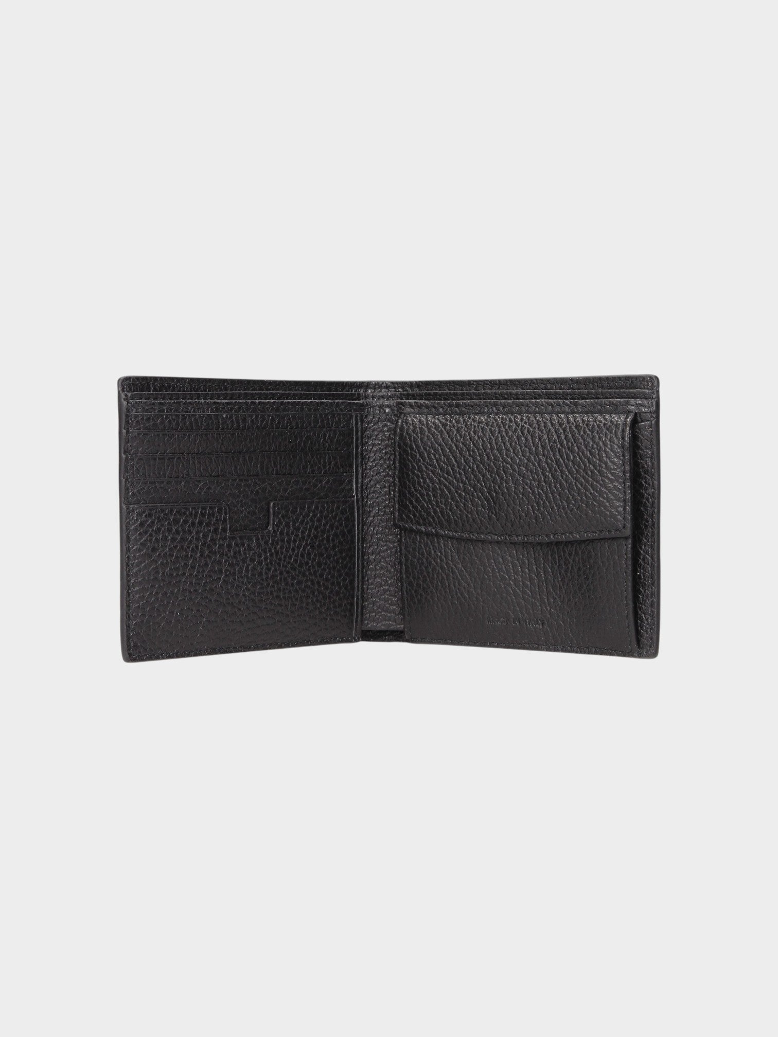 Testoni Black Leather Wallet-thumbmail-2