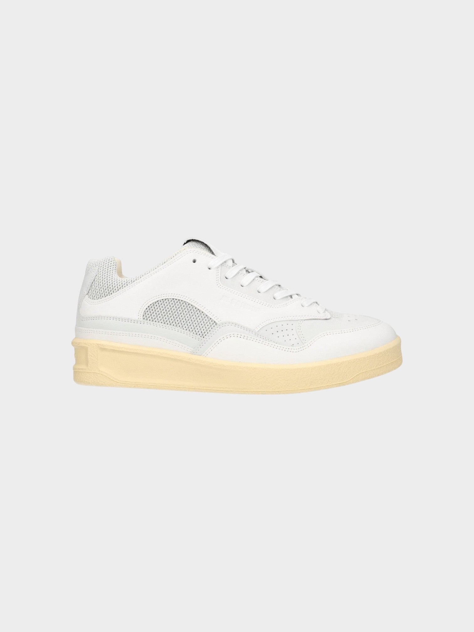 Jil Sander Blue Leather Low Top Sneakers