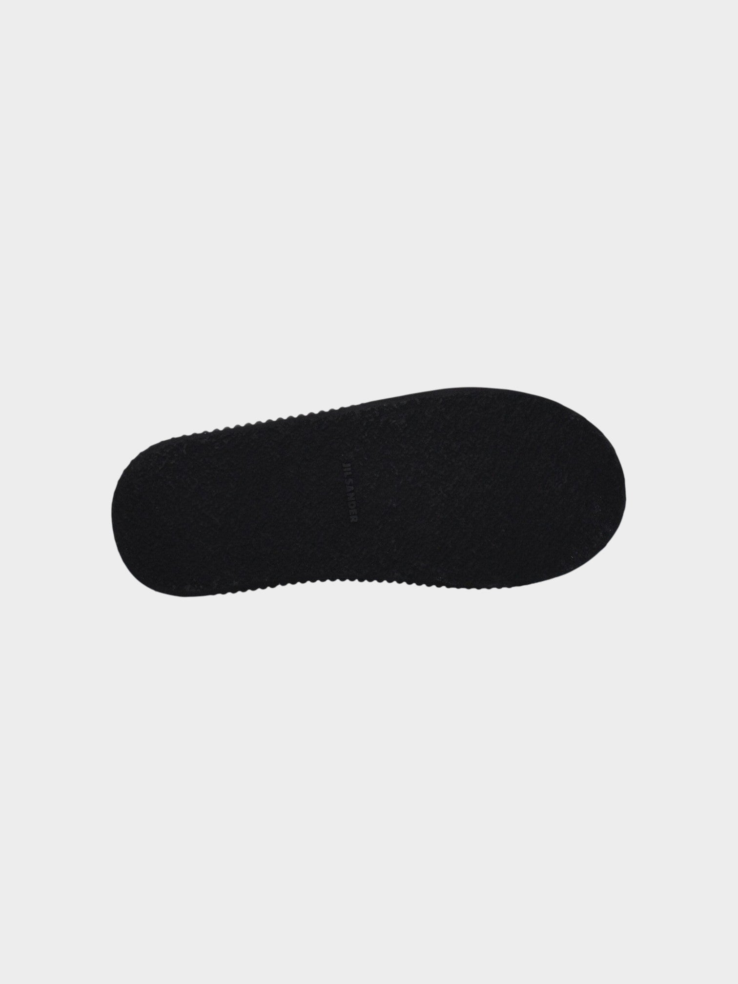 Jil Sander Black Fabric Platform Sneakers-thumbmail-5