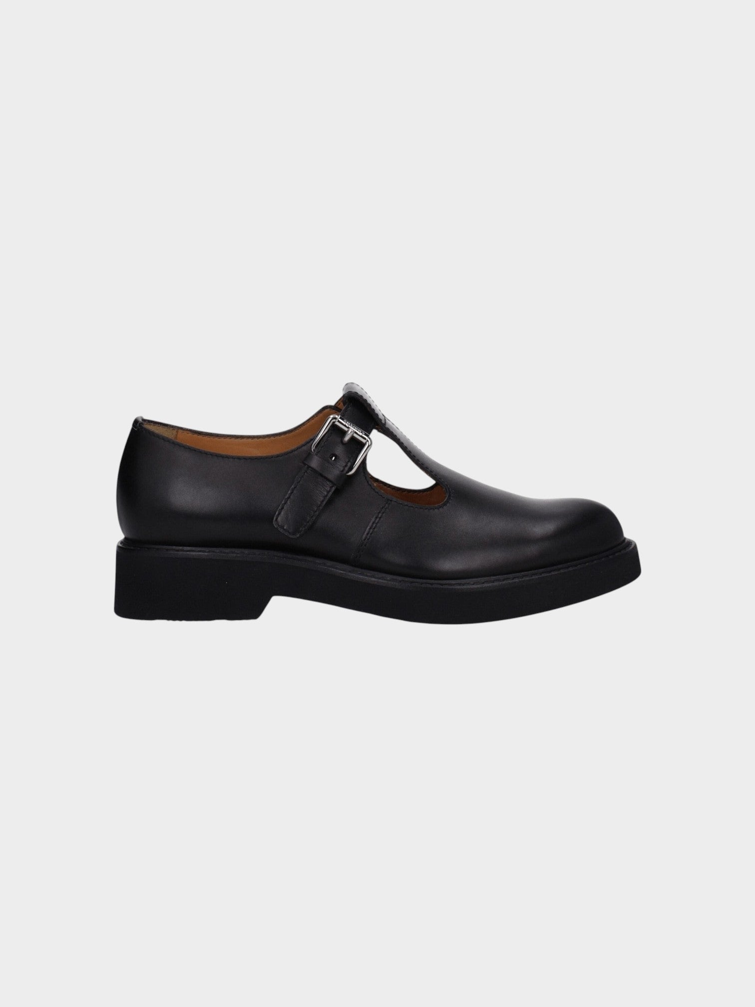 Church's Black Leather Oxfords And Derbies