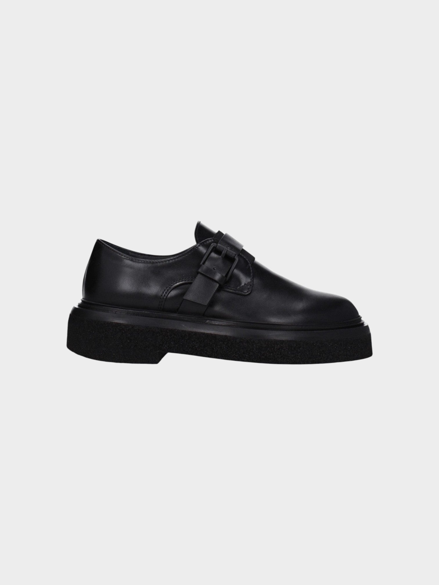 Max Mara Black Leather Oxfords And Derbies