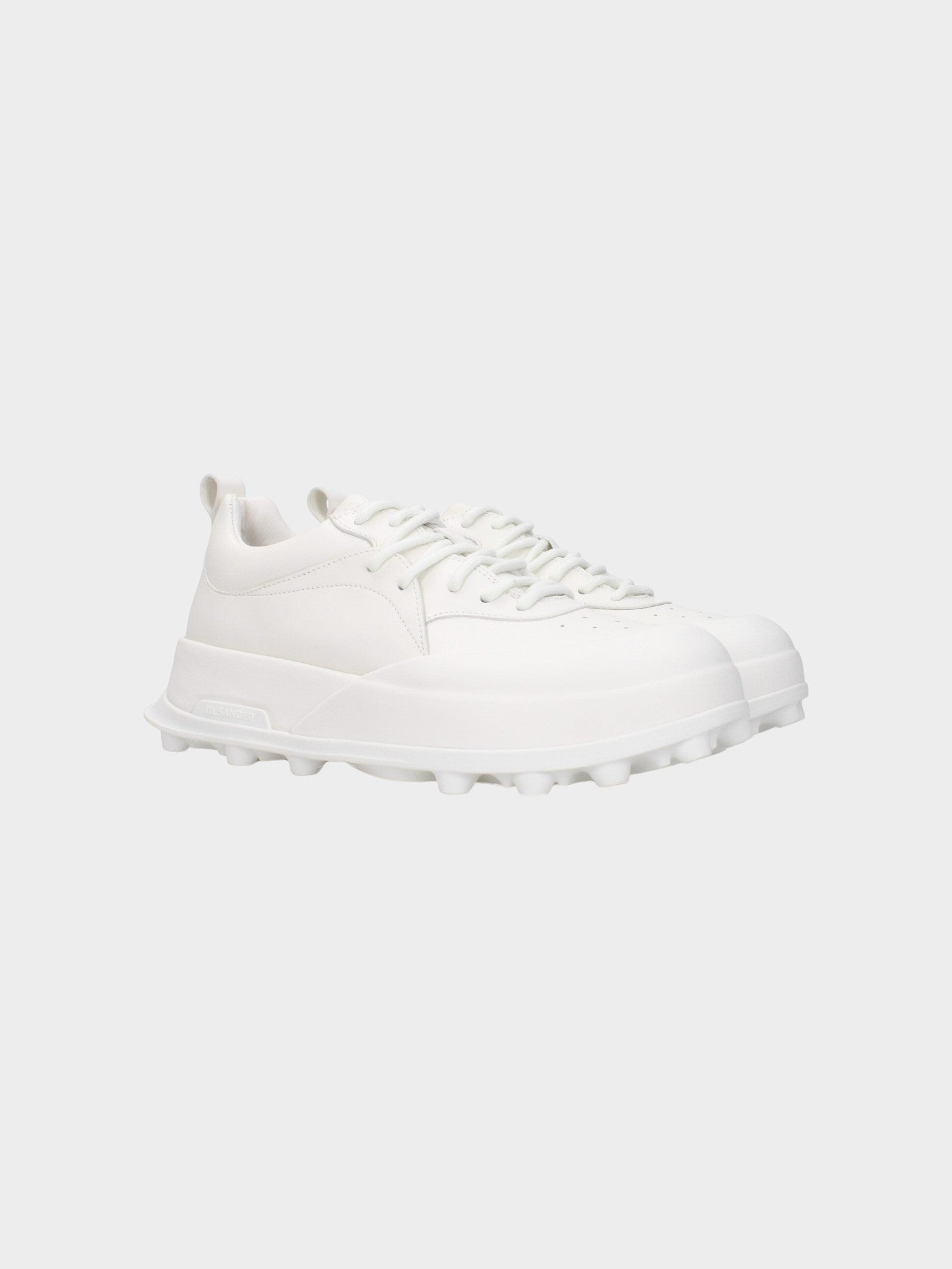 Jil Sander Blue Leather Sneakers-thumbmail-2