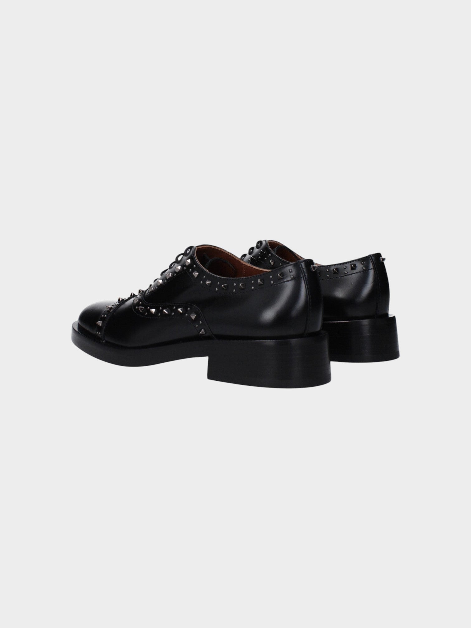 Valentino Garavani Black Leather Oxfords And Derbies-thumbmail-4