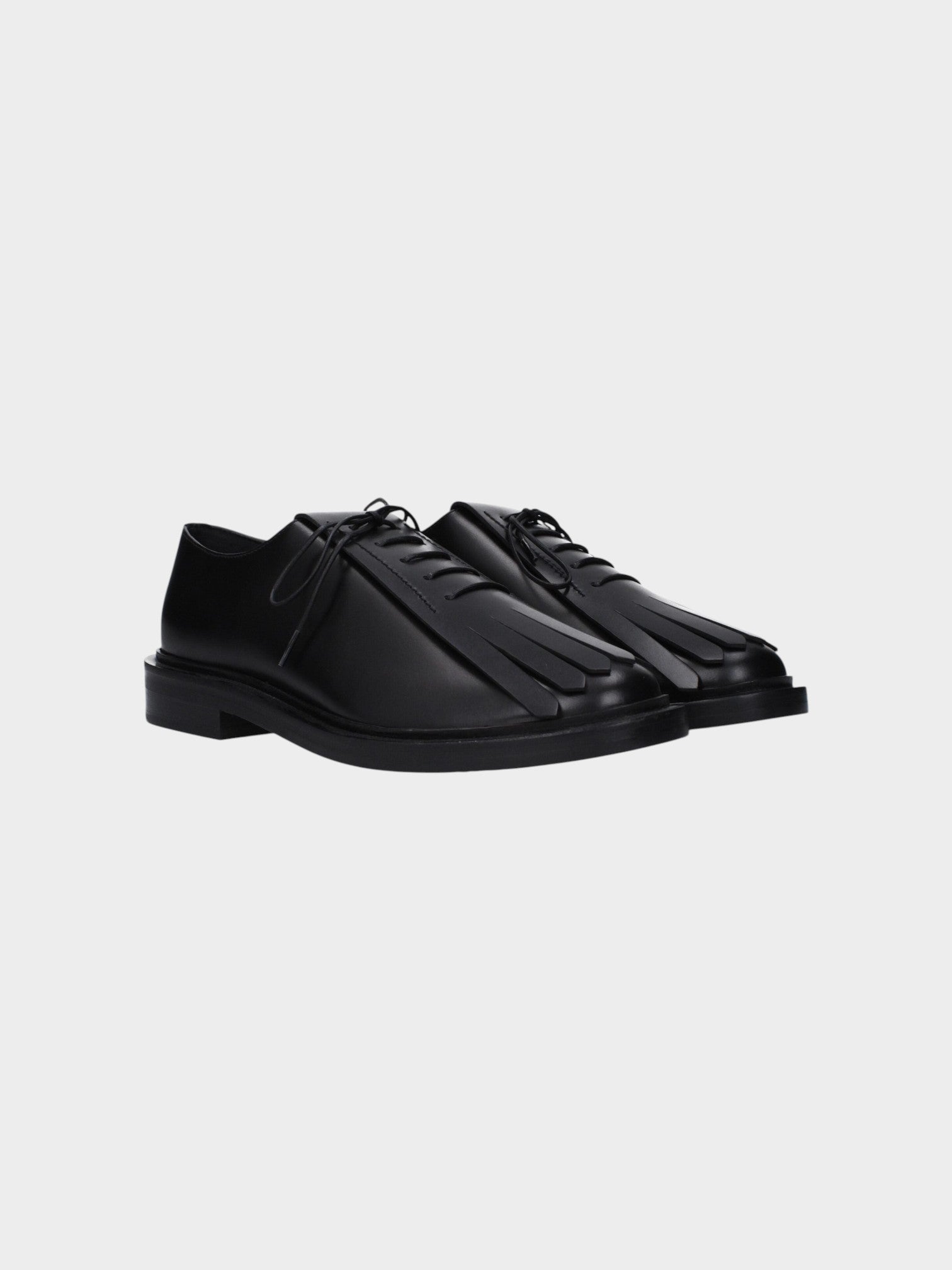 Max Mara Black Leather Oxfords And Derbies-thumbmail-2