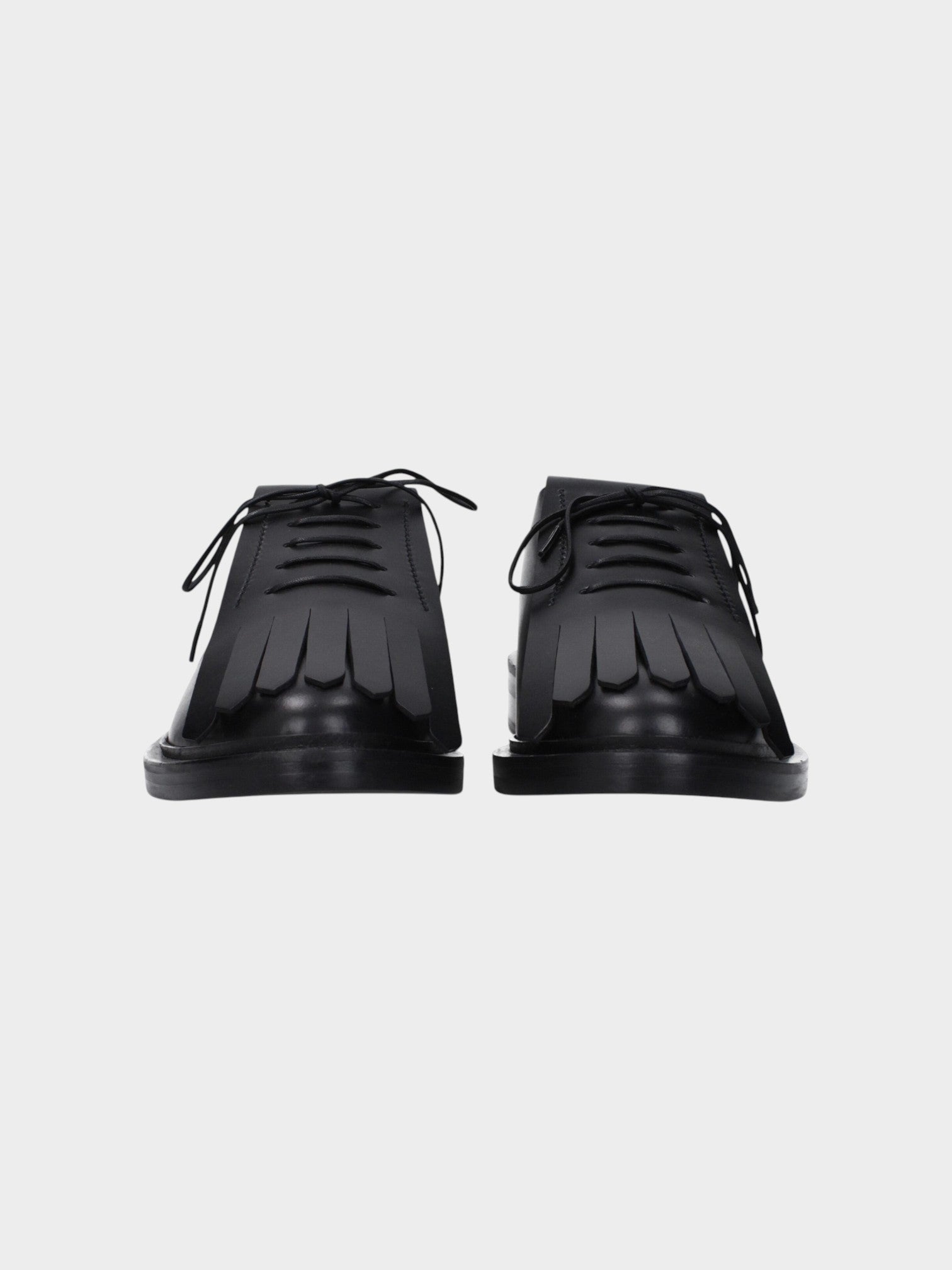Max Mara Black Leather Oxfords And Derbies-thumbmail-3