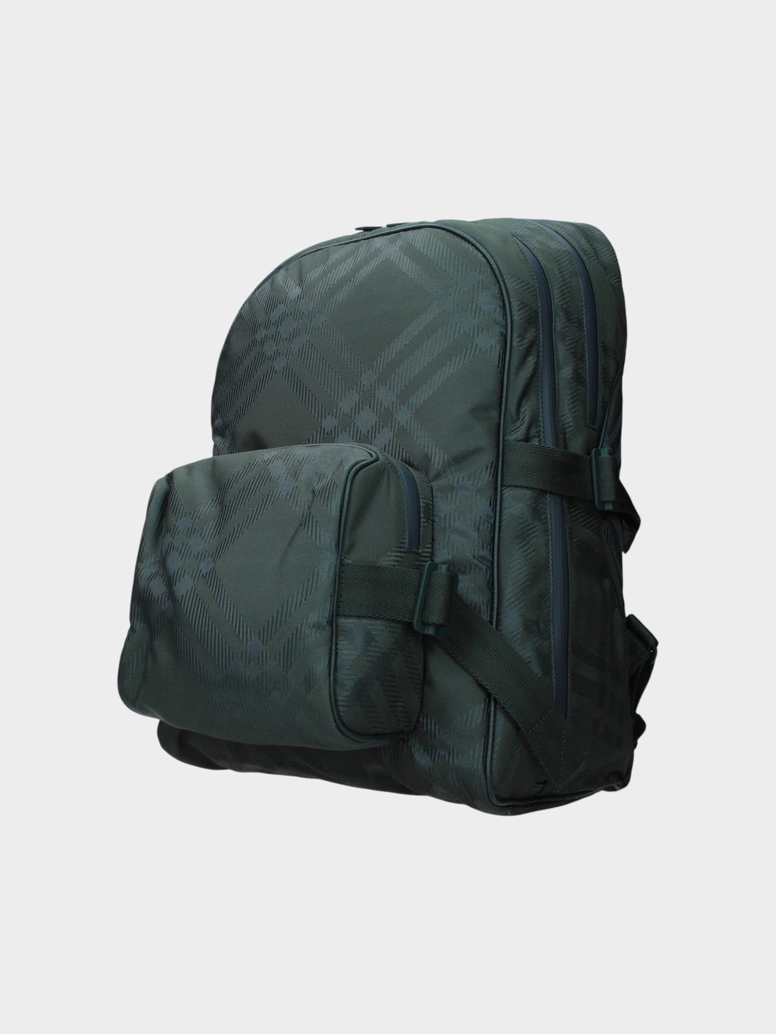 Burberry Green Fabric Backpack-thumbmail-2