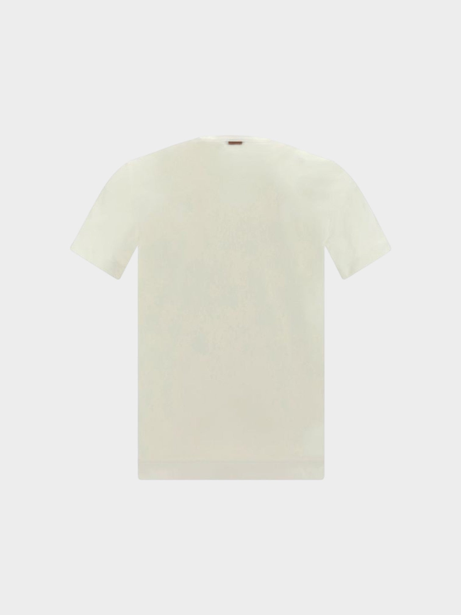 ZEGNA White Cotton T-Shirt-thumbmail-2