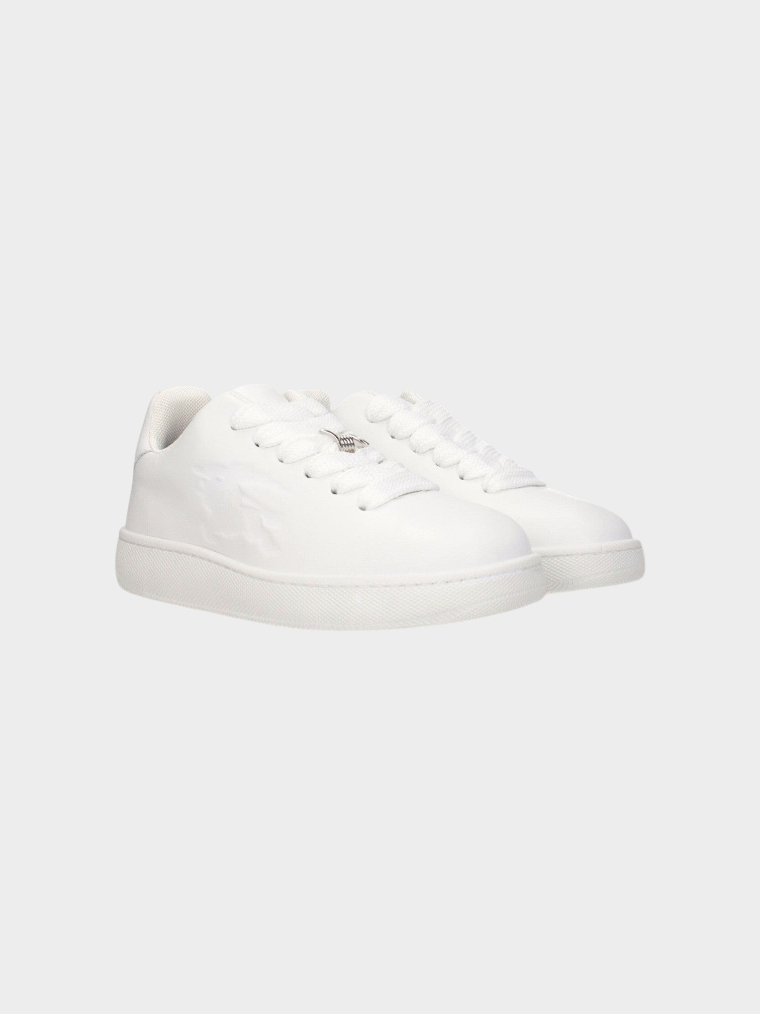 Burberry Blue Leather Low Top Sneakers-thumbmail-2