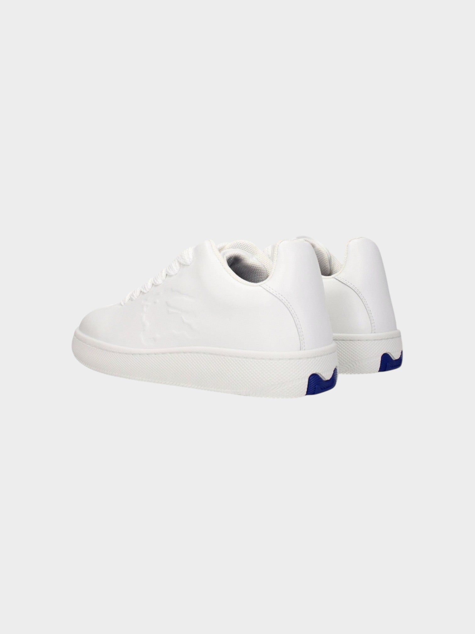 Burberry Blue Leather Low Top Sneakers-thumbmail-4