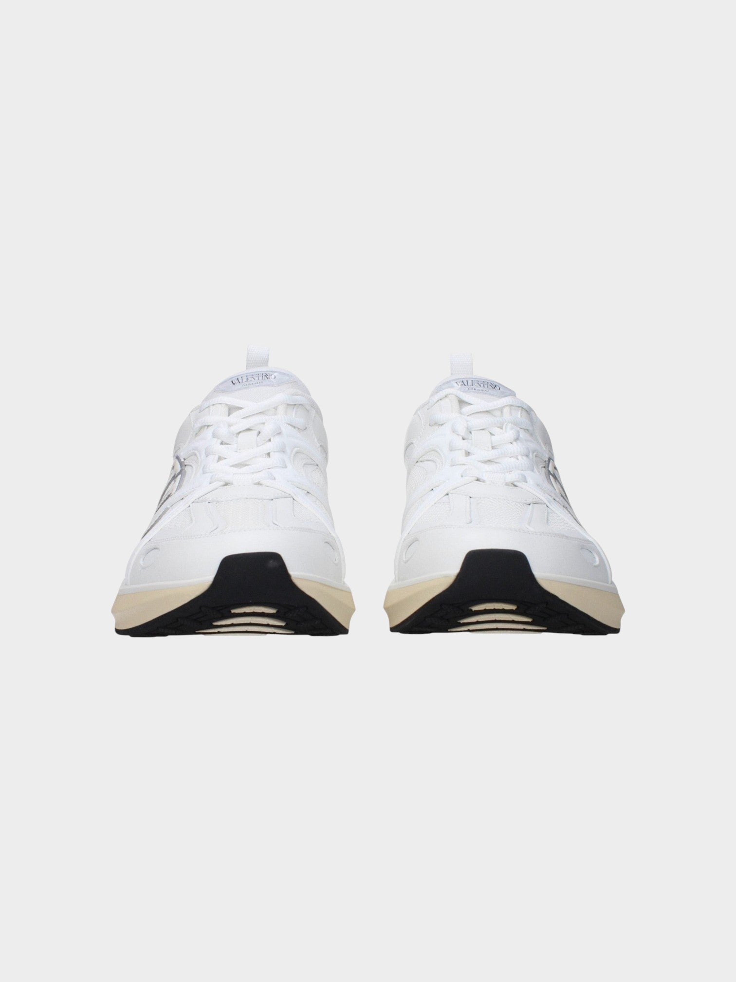 Valentino Garavani Blue Fabric Athletic Sneakers-thumbmail-3