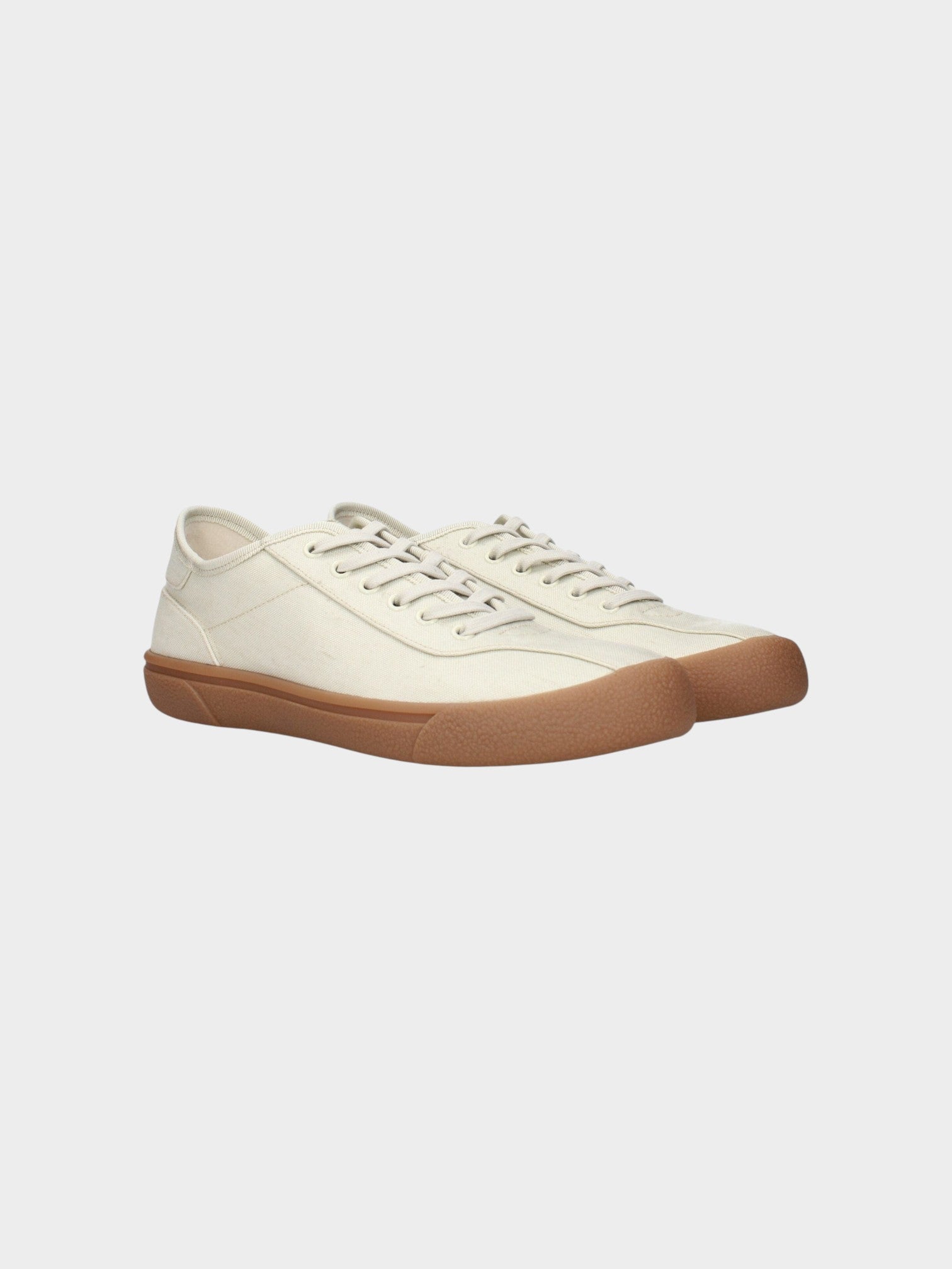 The Row Beige Fabric Sneakers-thumbmail-2