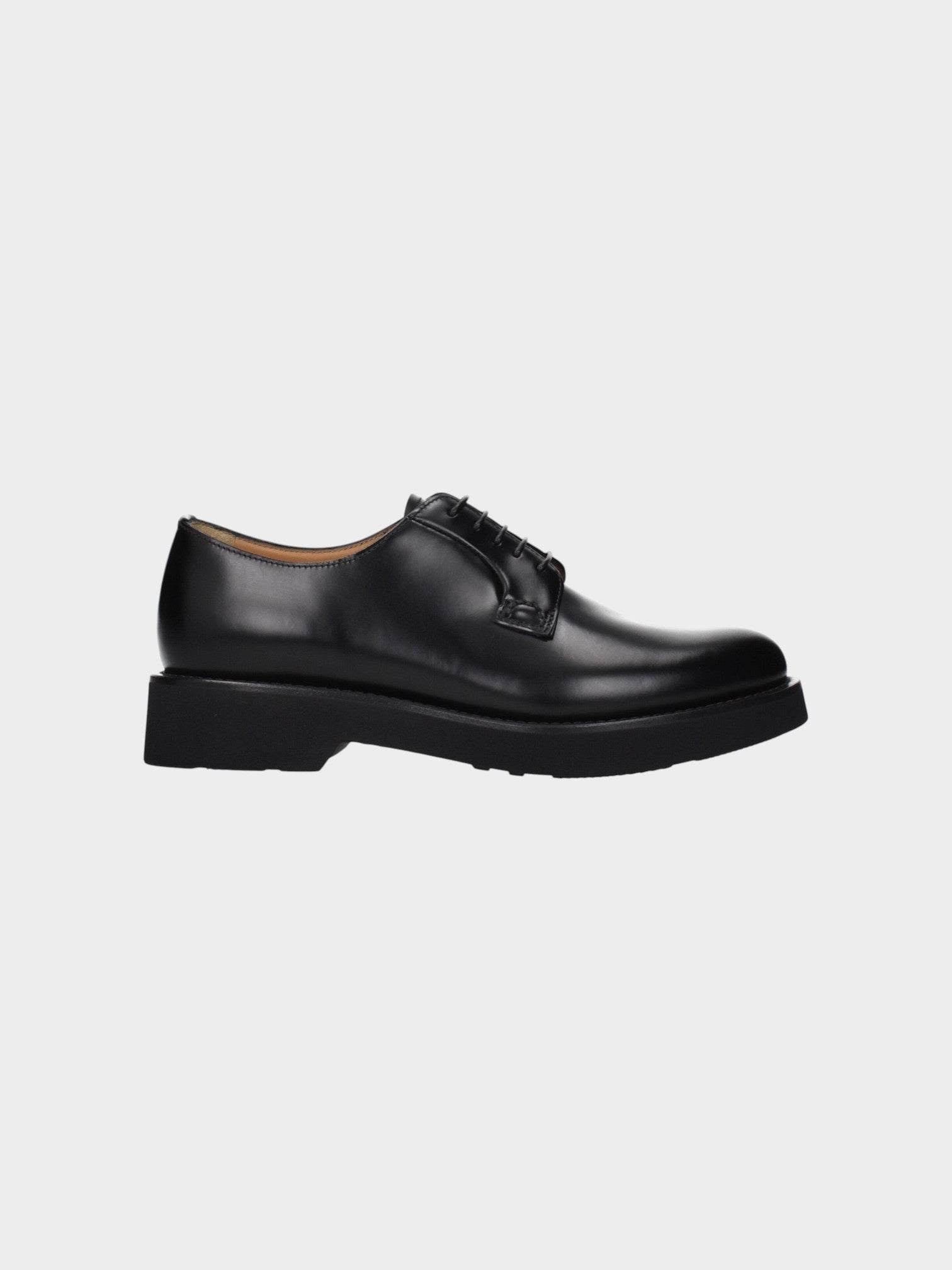 Church's Black Leather Oxfords And Derbies