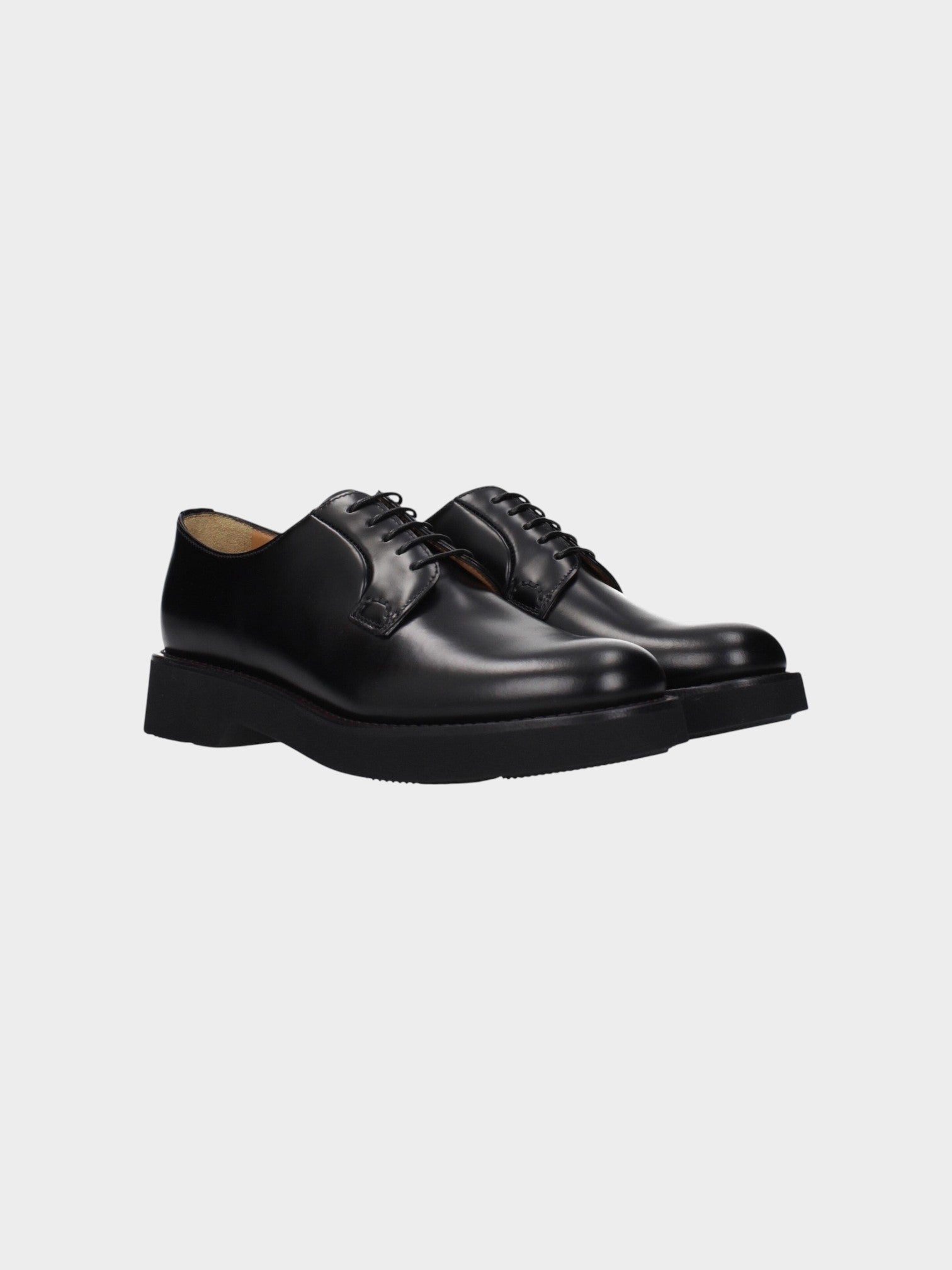 Church's Black Leather Oxfords And Derbies-thumbmail-2