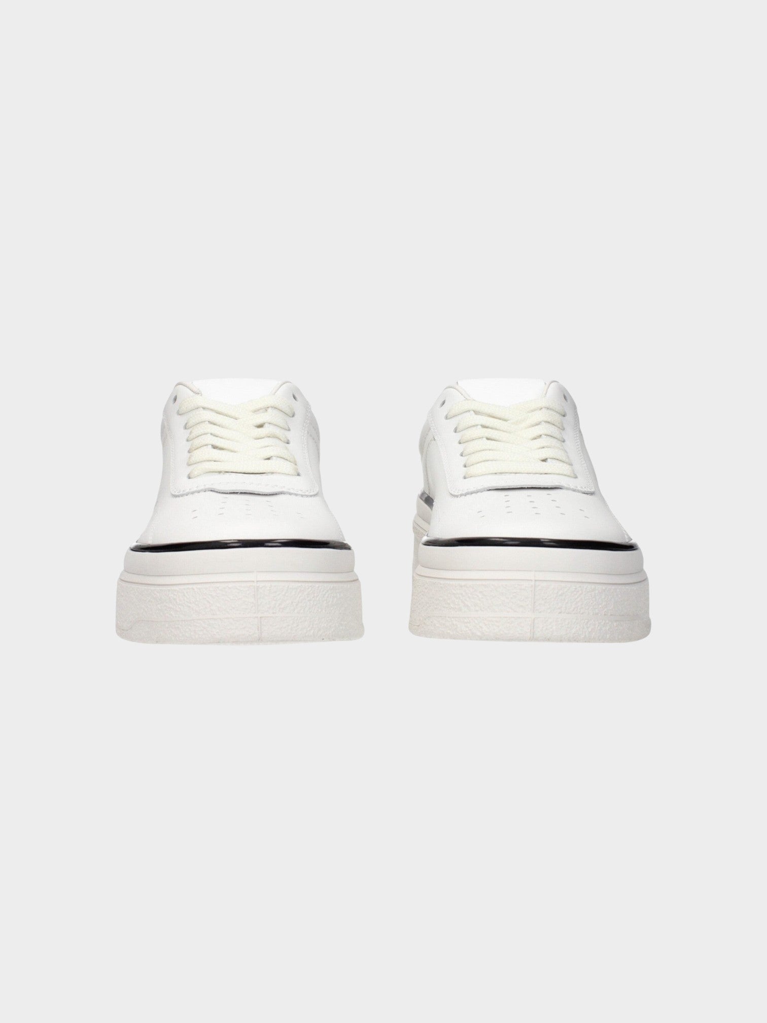Jil Sander Blue Leather Platform Sneakers-thumbmail-3