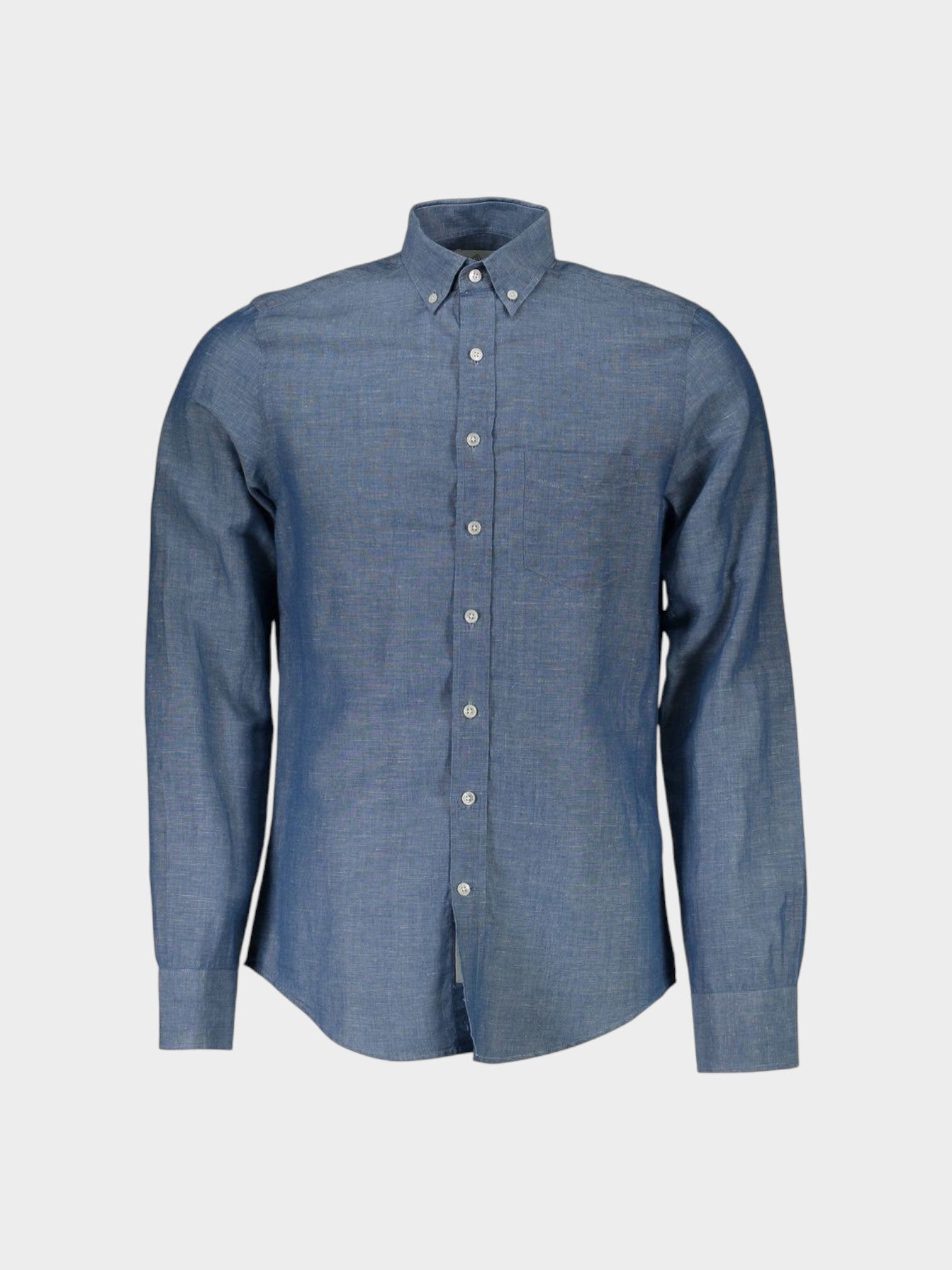 Gant Blue Linen Men's Shirt