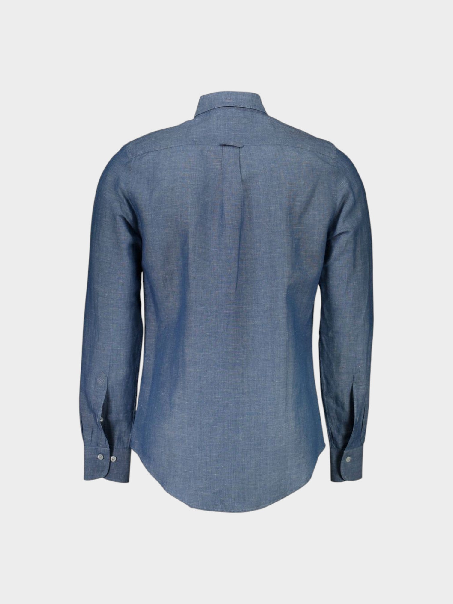 Gant Blue Linen Men's Shirt-thumbmail-2