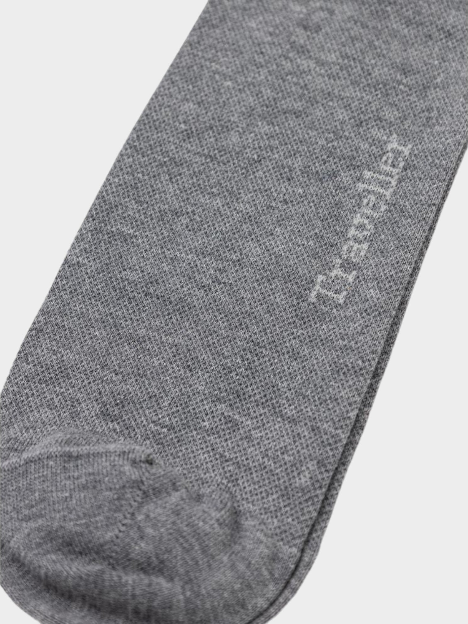 ZEGNA Gray Cotton Socks-thumbmail-2