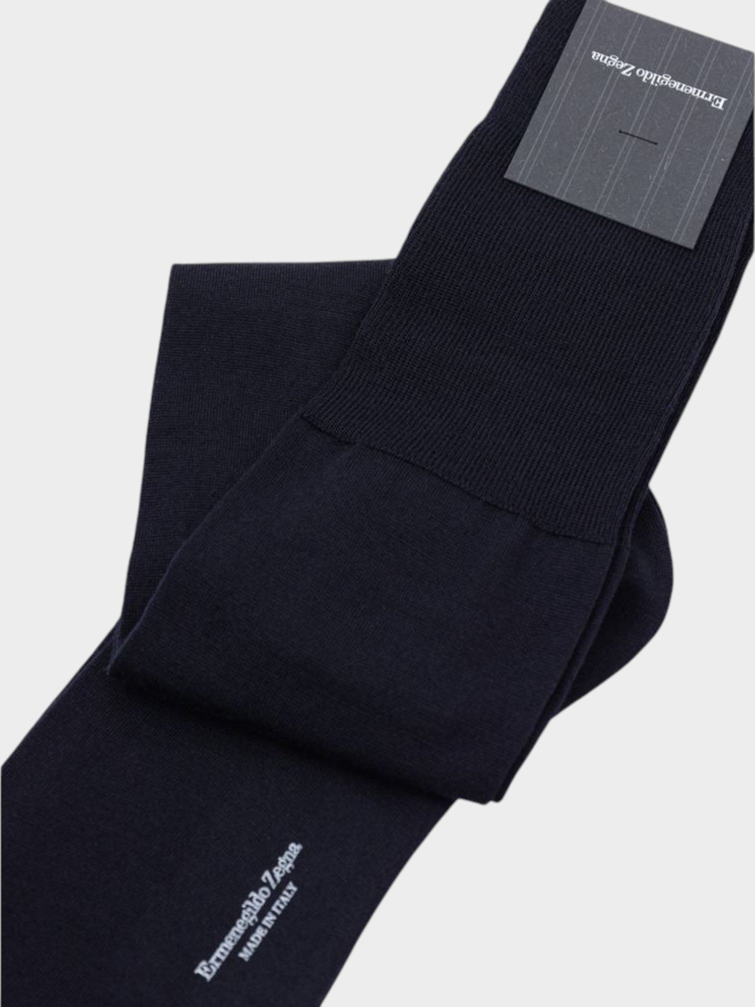 ZEGNA Blue Wool Socks-thumbmail-3