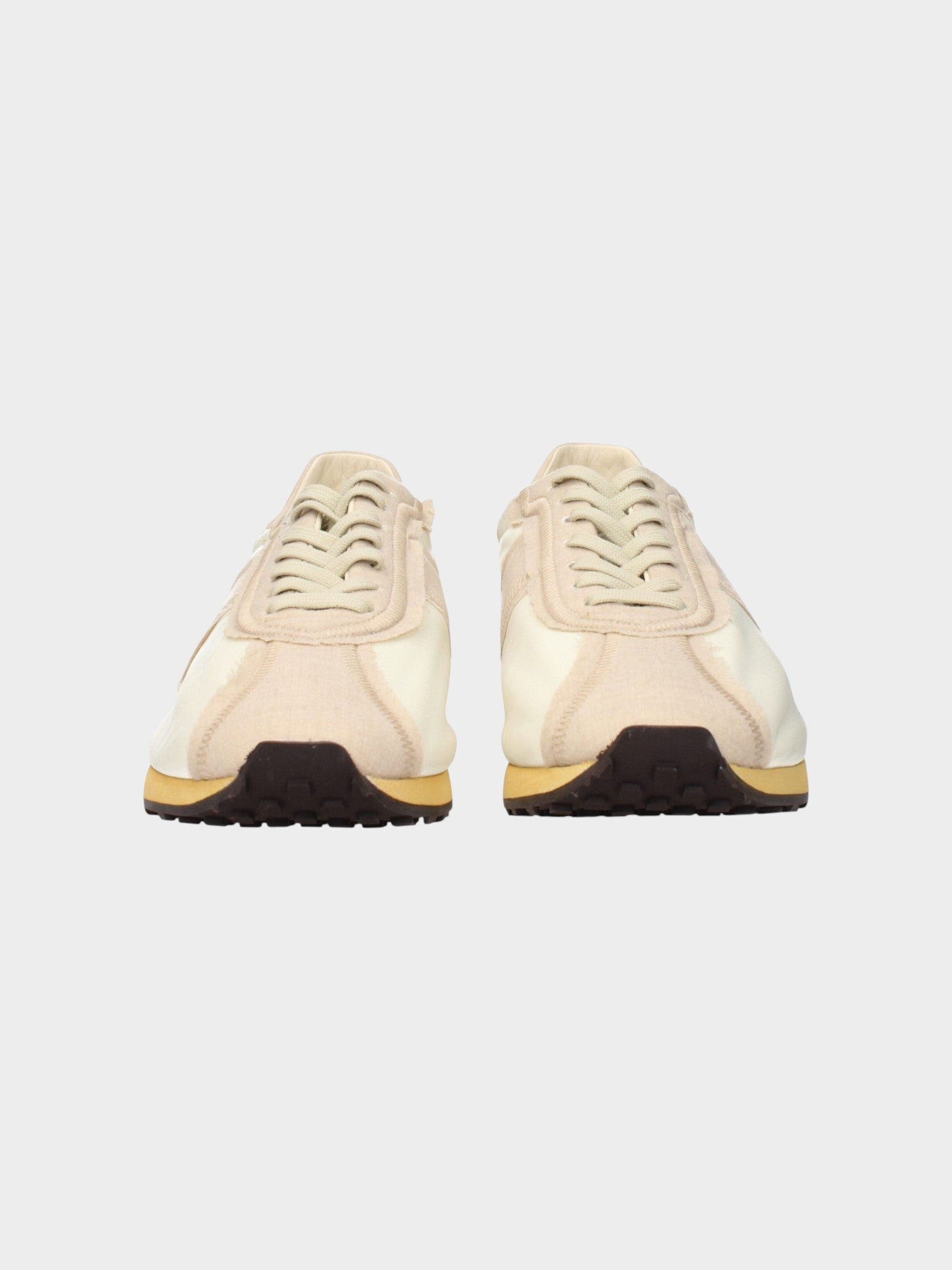 The Row Beige Fabric Athletic Sneakers-thumbmail-3