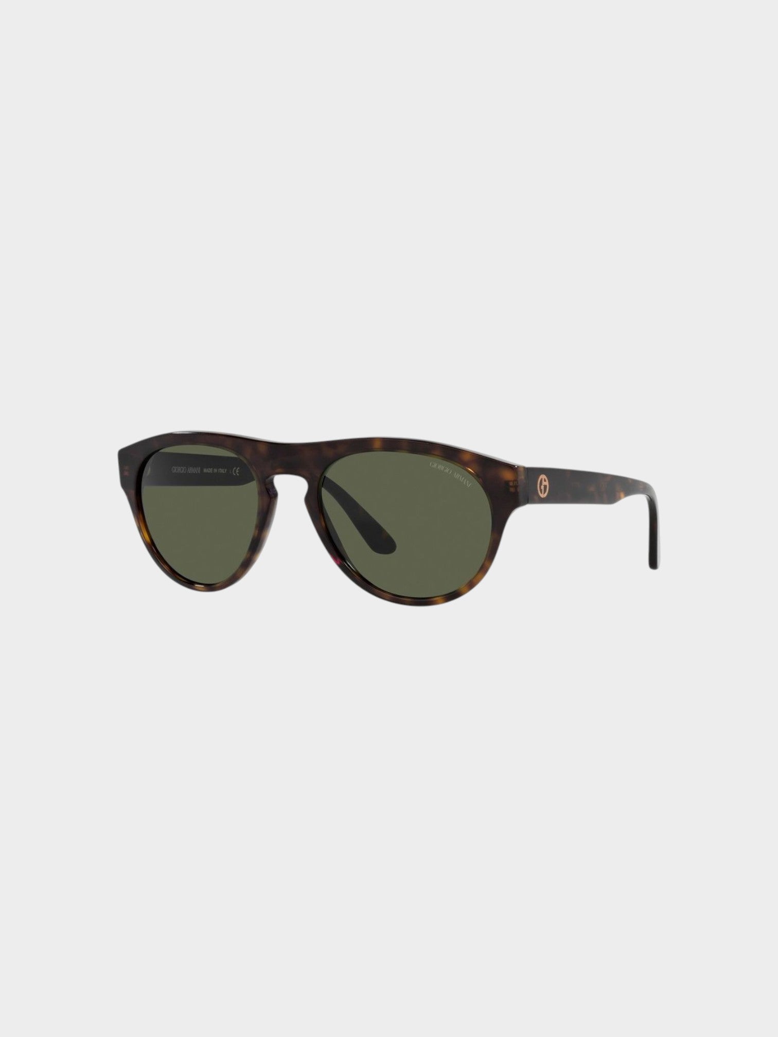 Giorgio Armani Brown Acetate Sunglasses