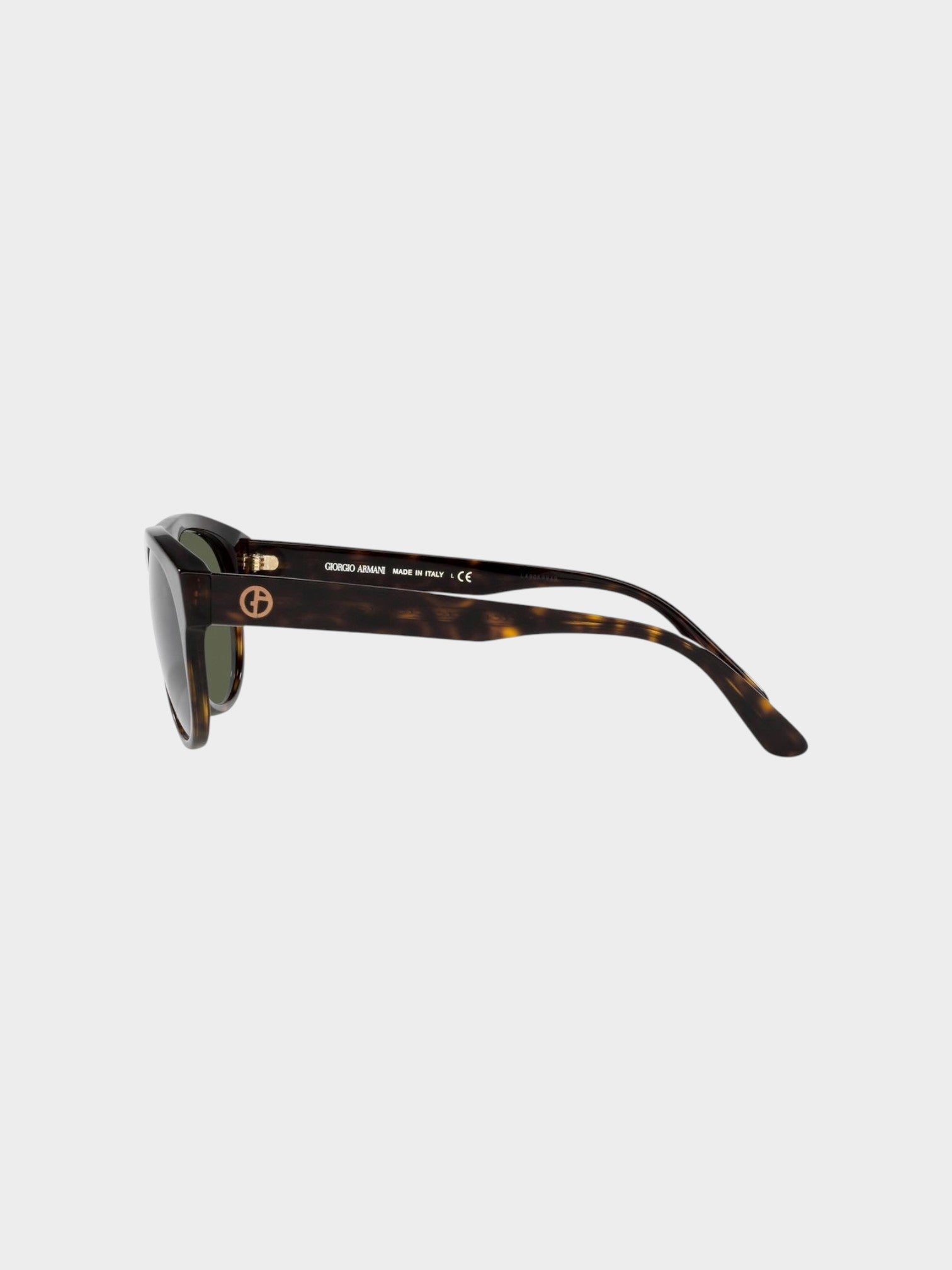 Giorgio Armani Brown Acetate Sunglasses-thumbmail-3