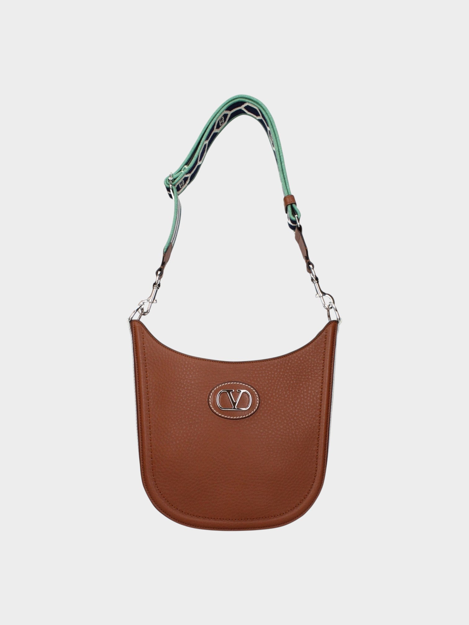 Valentino Garavani Brown Leather Crossbody Bag