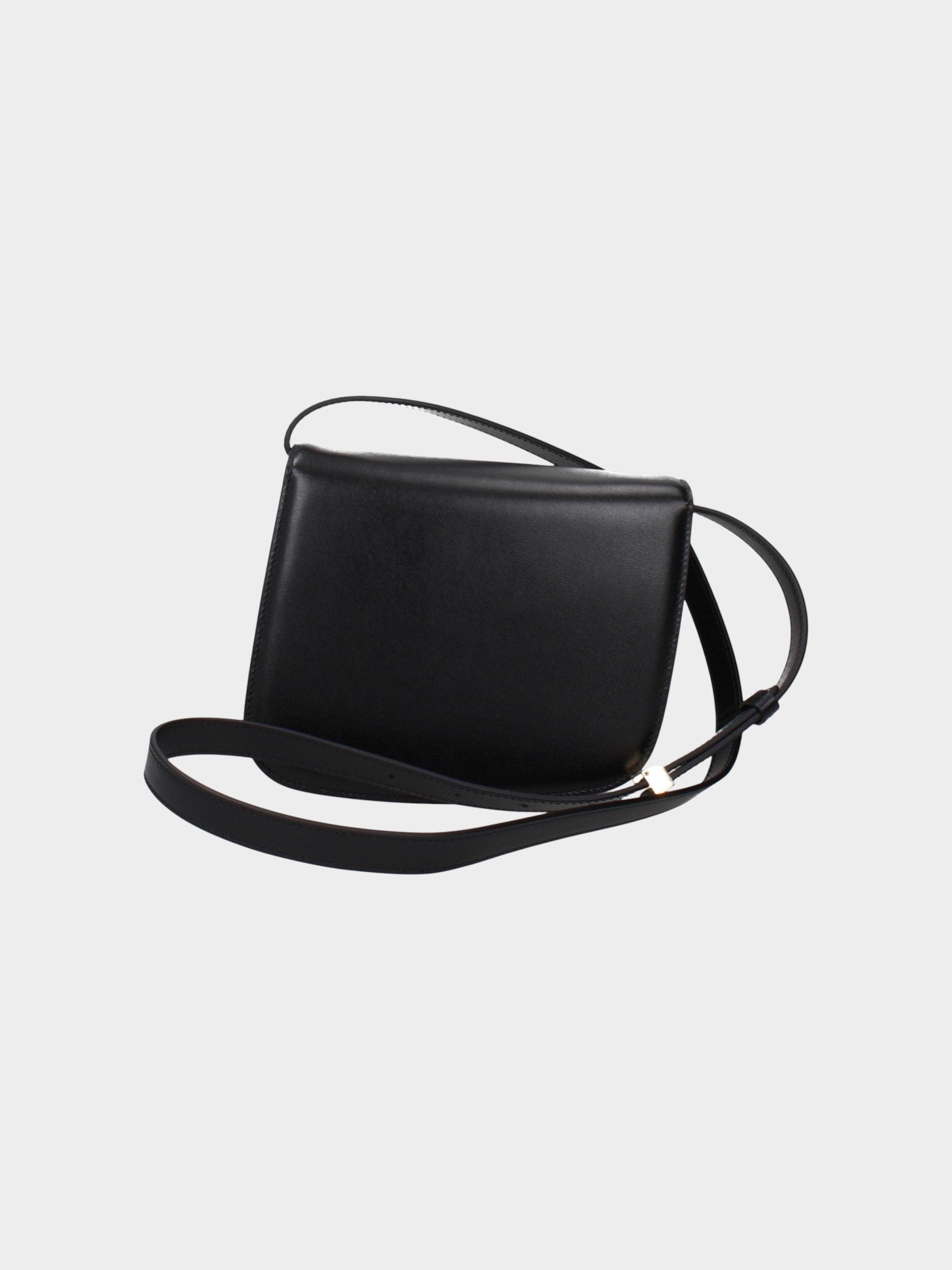 Salvatore Ferragamo Black Leather Crossbody Bag-thumbmail-3