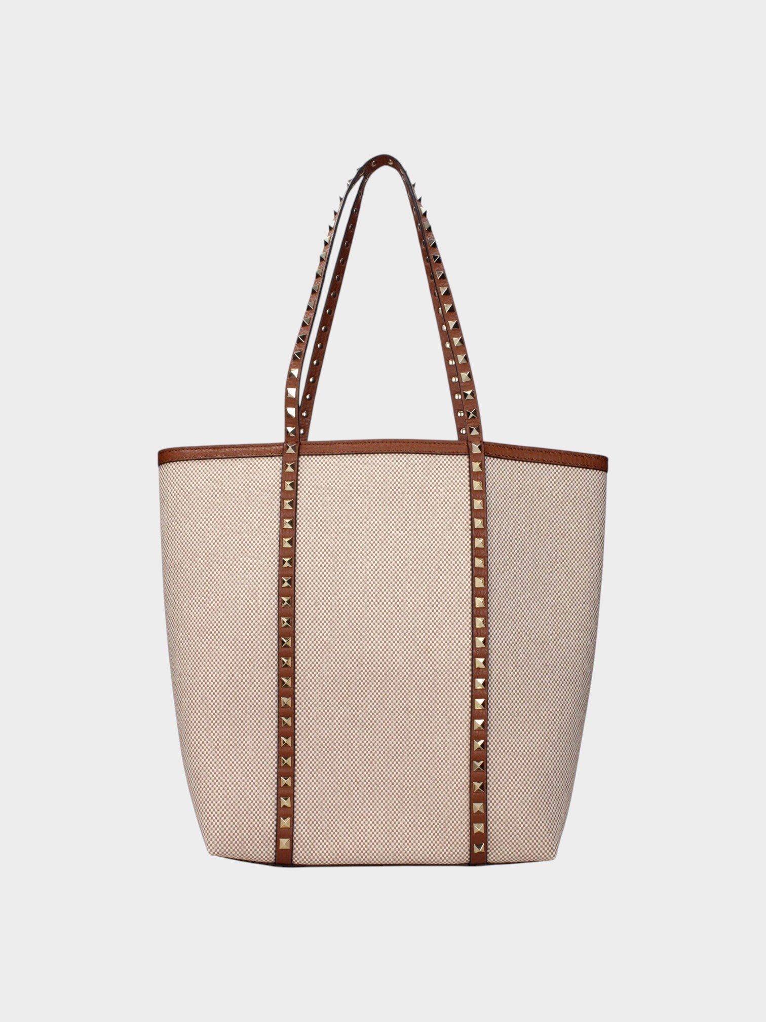Valentino Garavani Beige Fabric Shoulder Bag-thumbmail-3