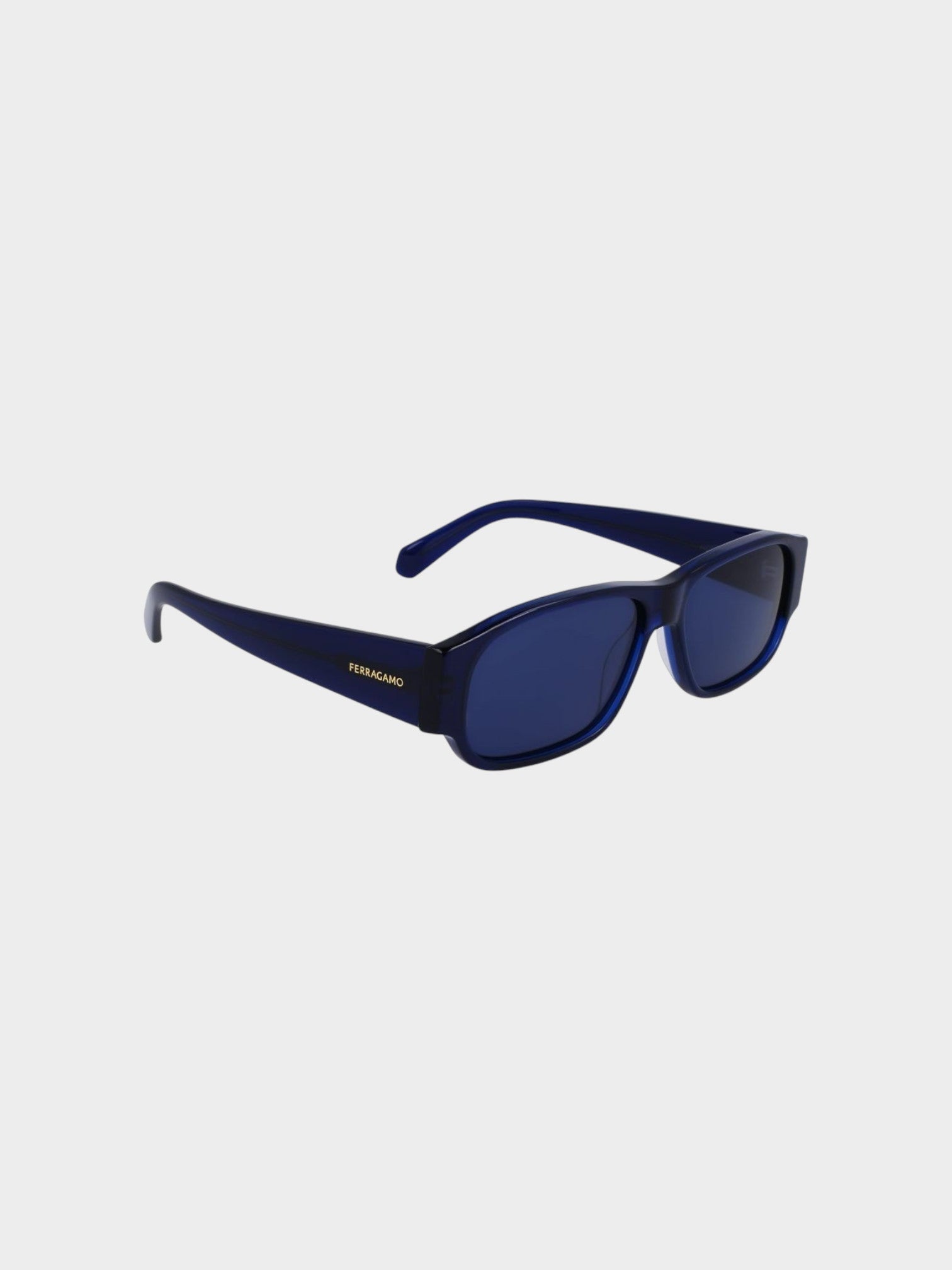 Ferragamo Blue Acetate Sunglasses-thumbmail-3