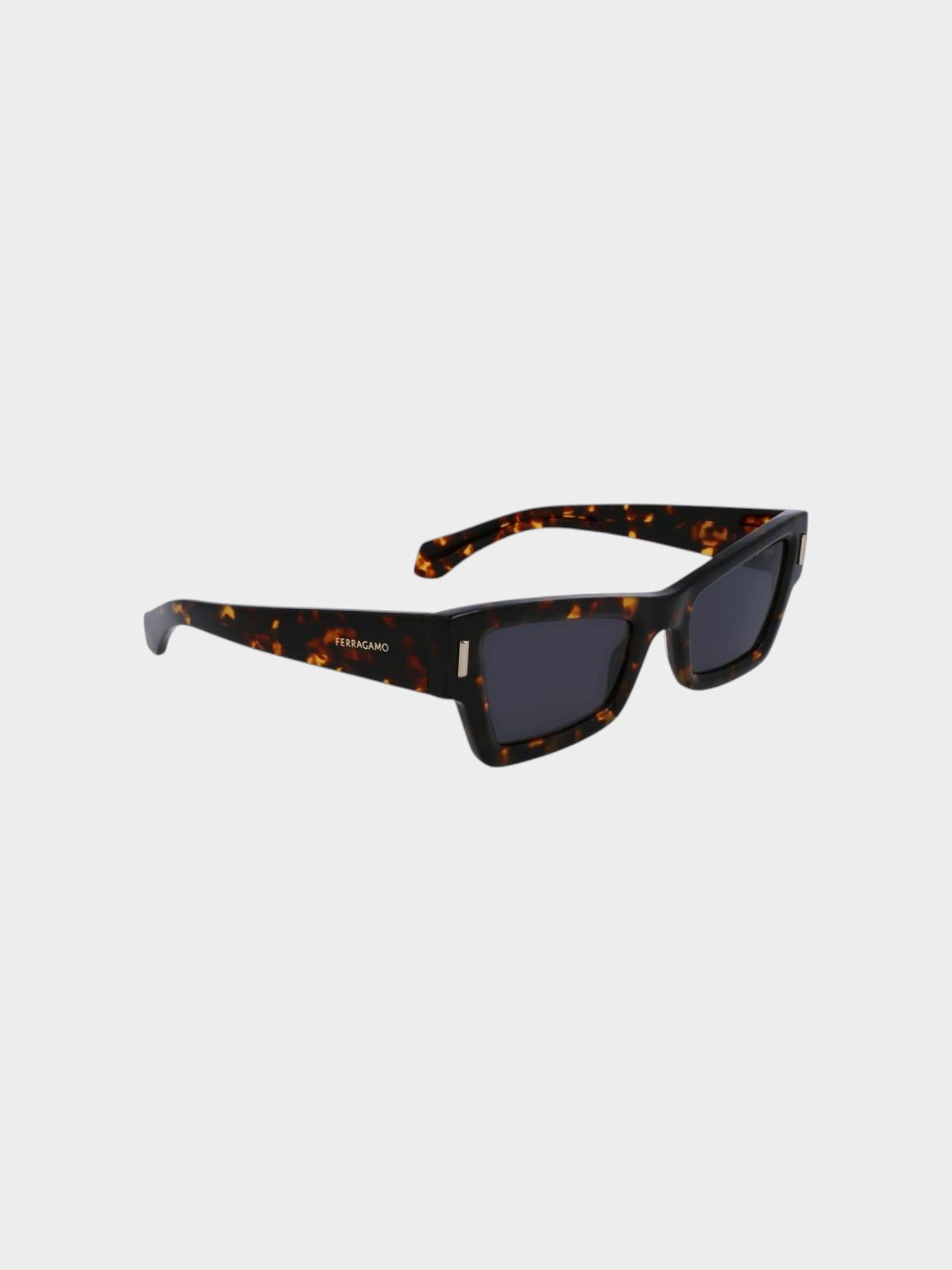 Ferragamo Brown Acetate Sunglasses-thumbmail-3
