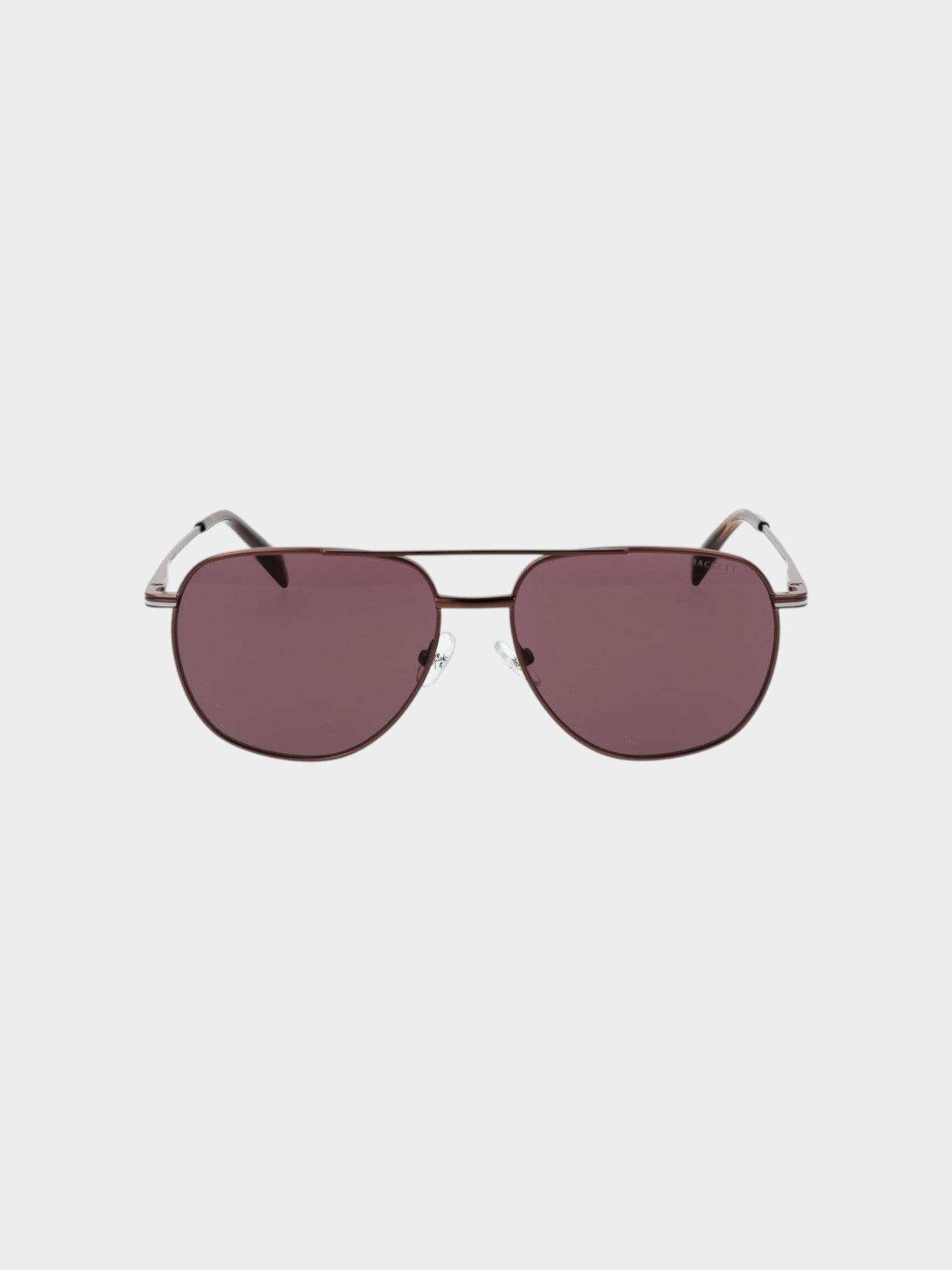 Hackett Brown Metal Sunglasses-thumbmail-2