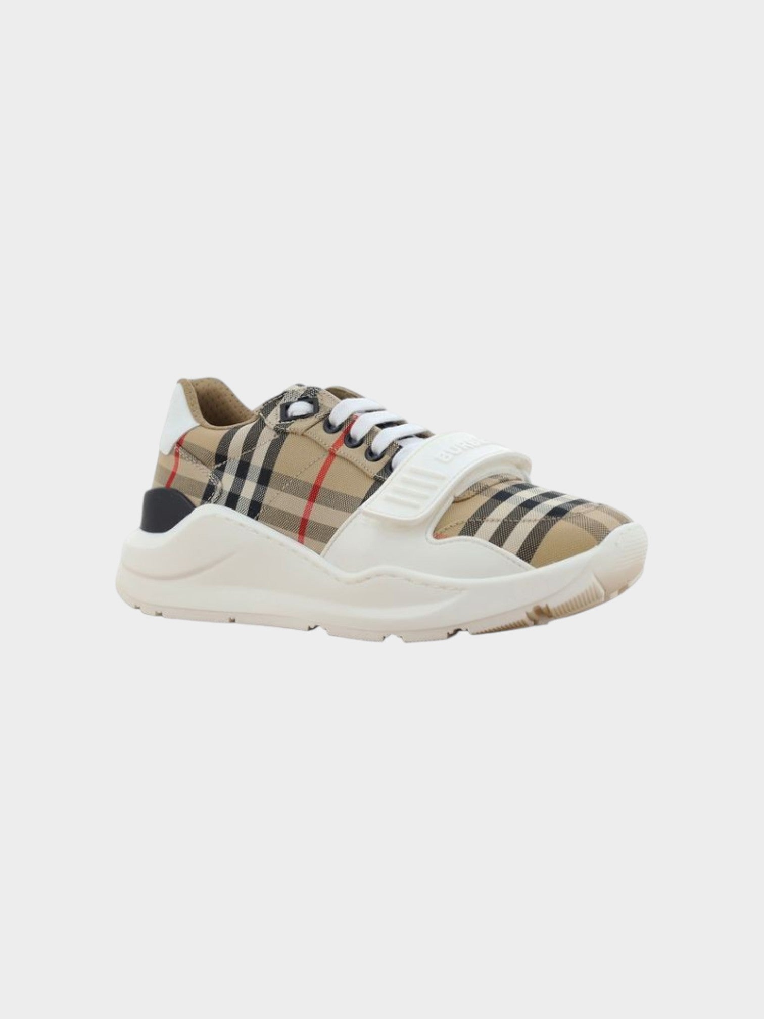 Burberry Beige Cotton Athletic Sneakers-thumbmail-2