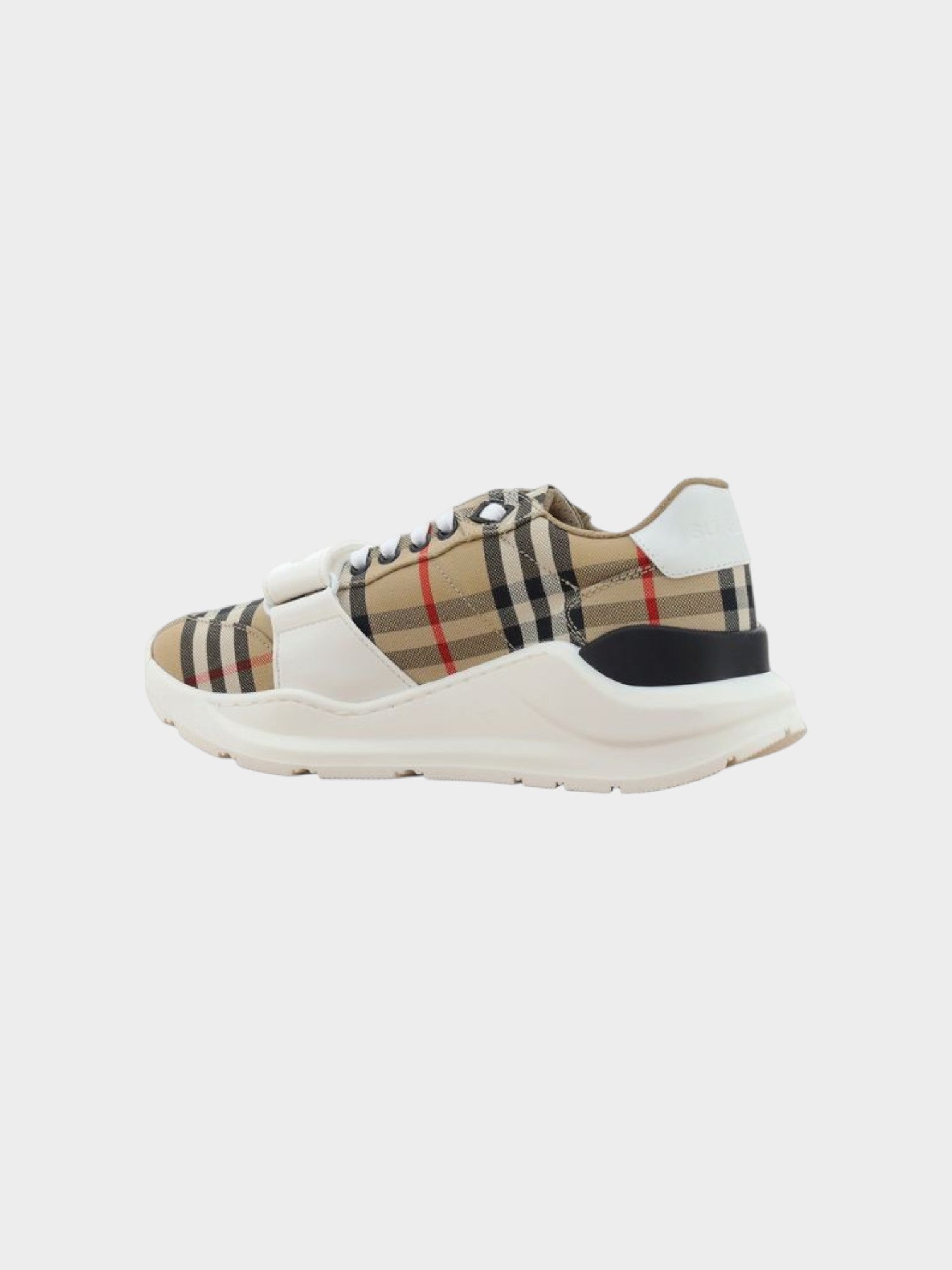 Burberry Beige Cotton Athletic Sneakers-thumbmail-3