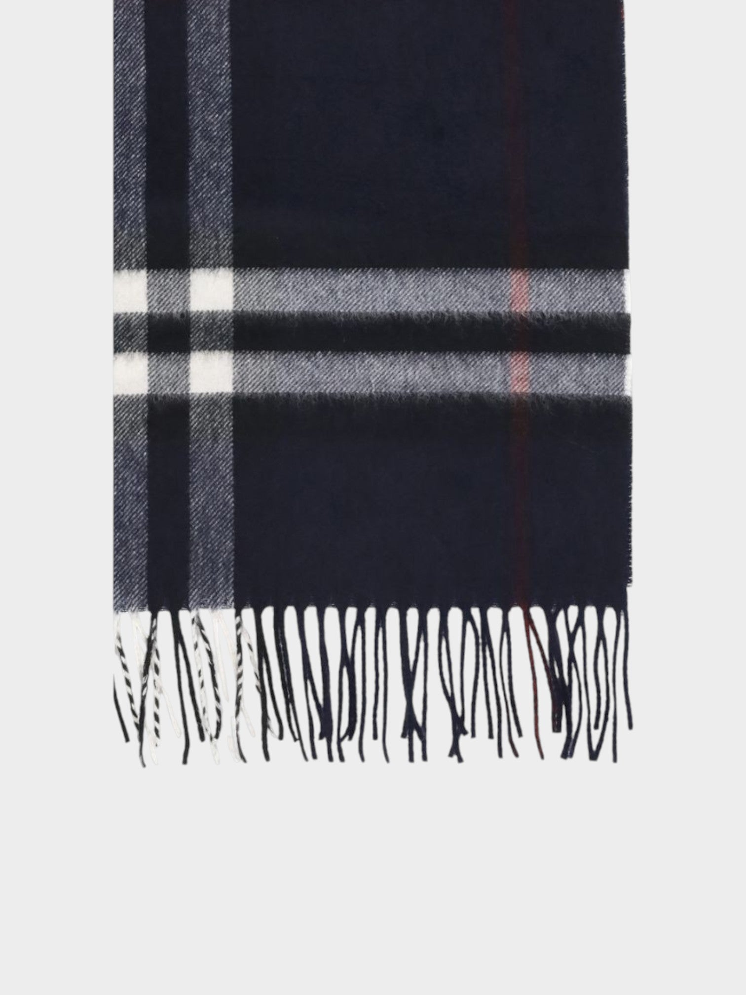Burberry Blue Cashmere Scarf-thumbmail-3