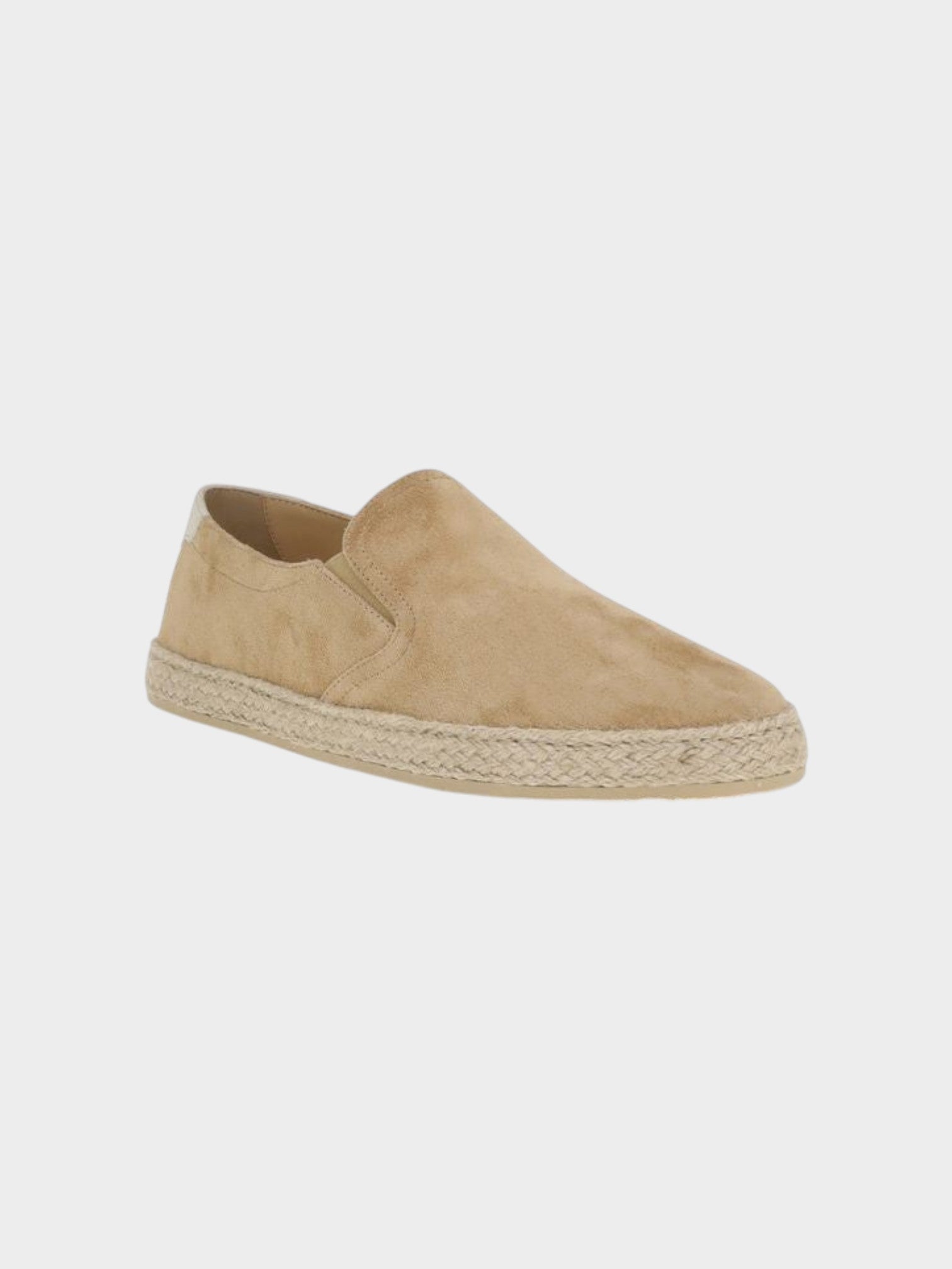 Brunello Cucinelli Beige Calf Leather Bos Taurus Espadrilles-thumbmail-2