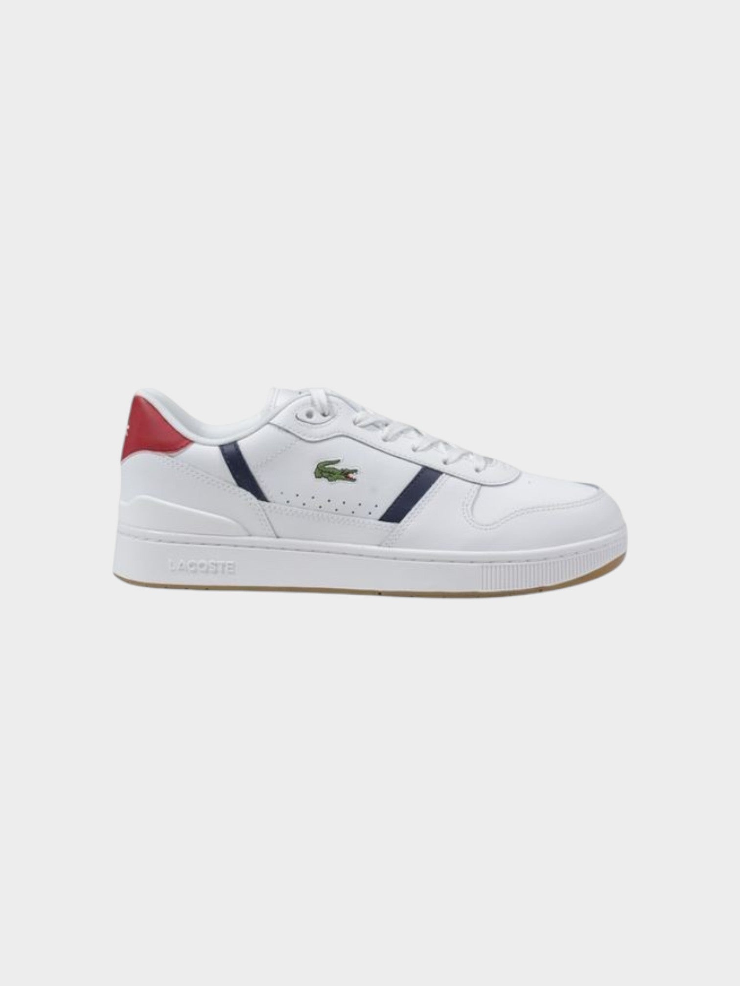 Lacoste White Leather Low Top Sneakers