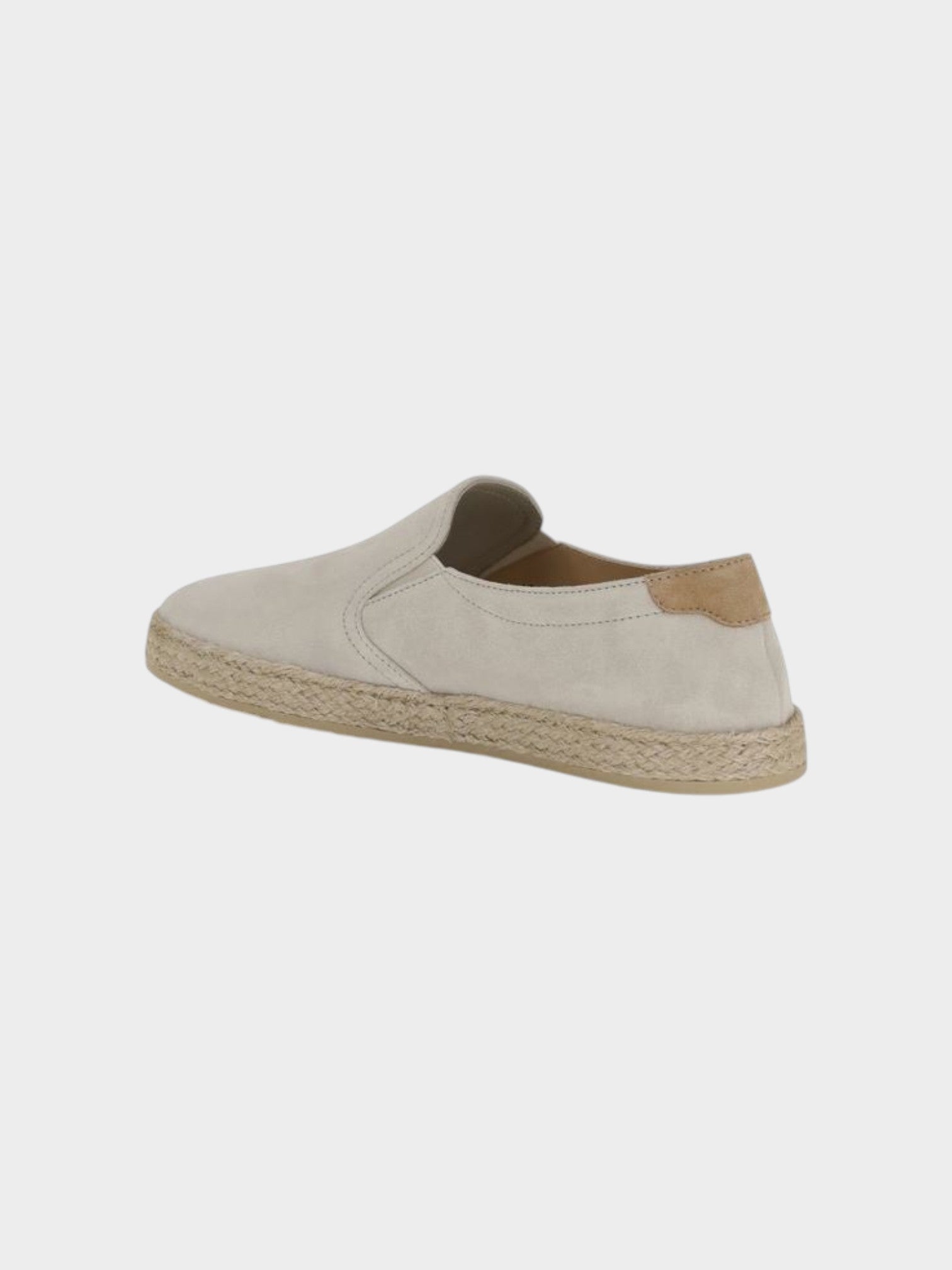 Brunello Cucinelli Gray Calf Leather Bos Taurus Low Top Sneakers-thumbmail-3
