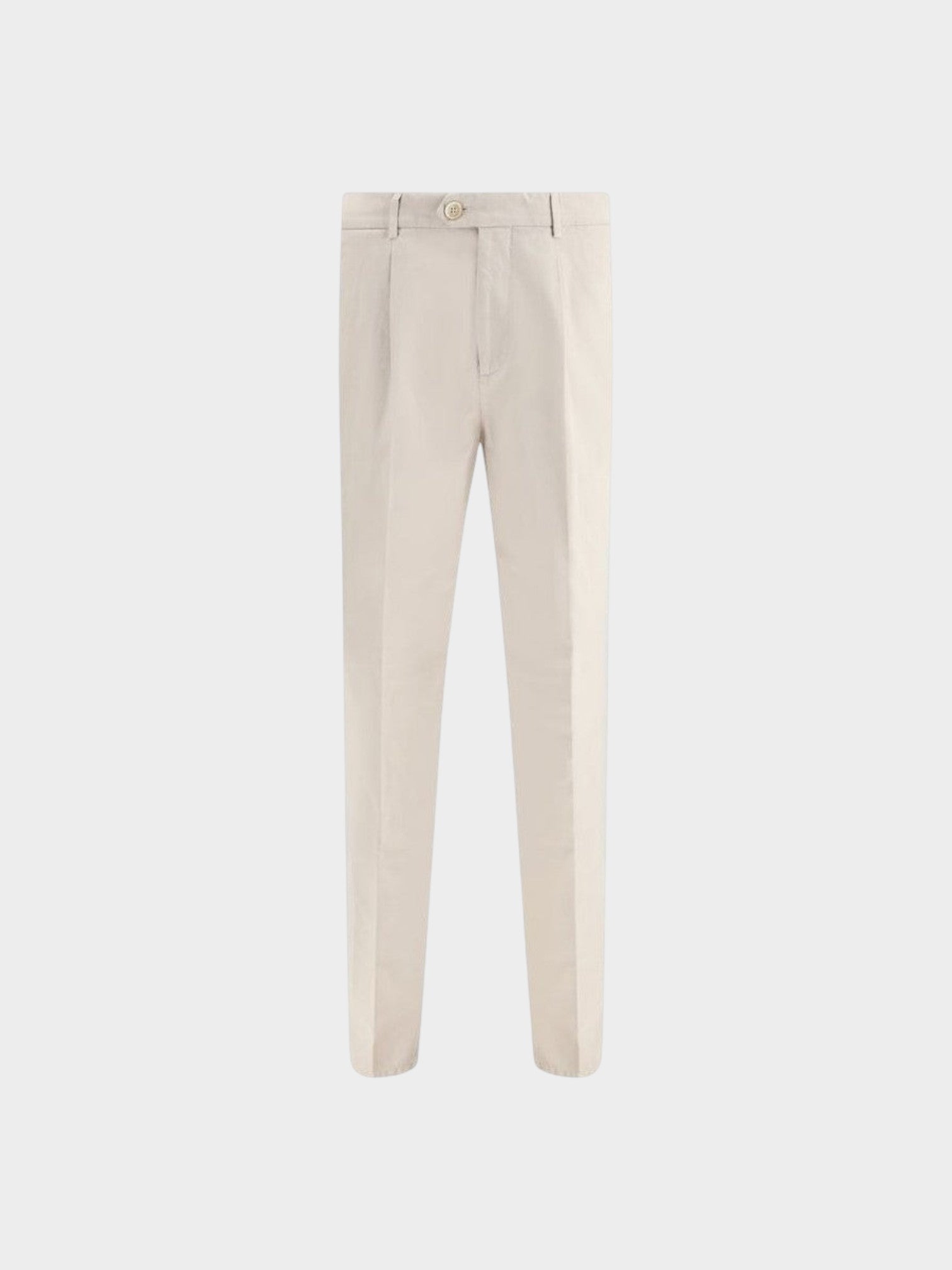 Brunello Cucinelli Beige Cotton Casual Pants