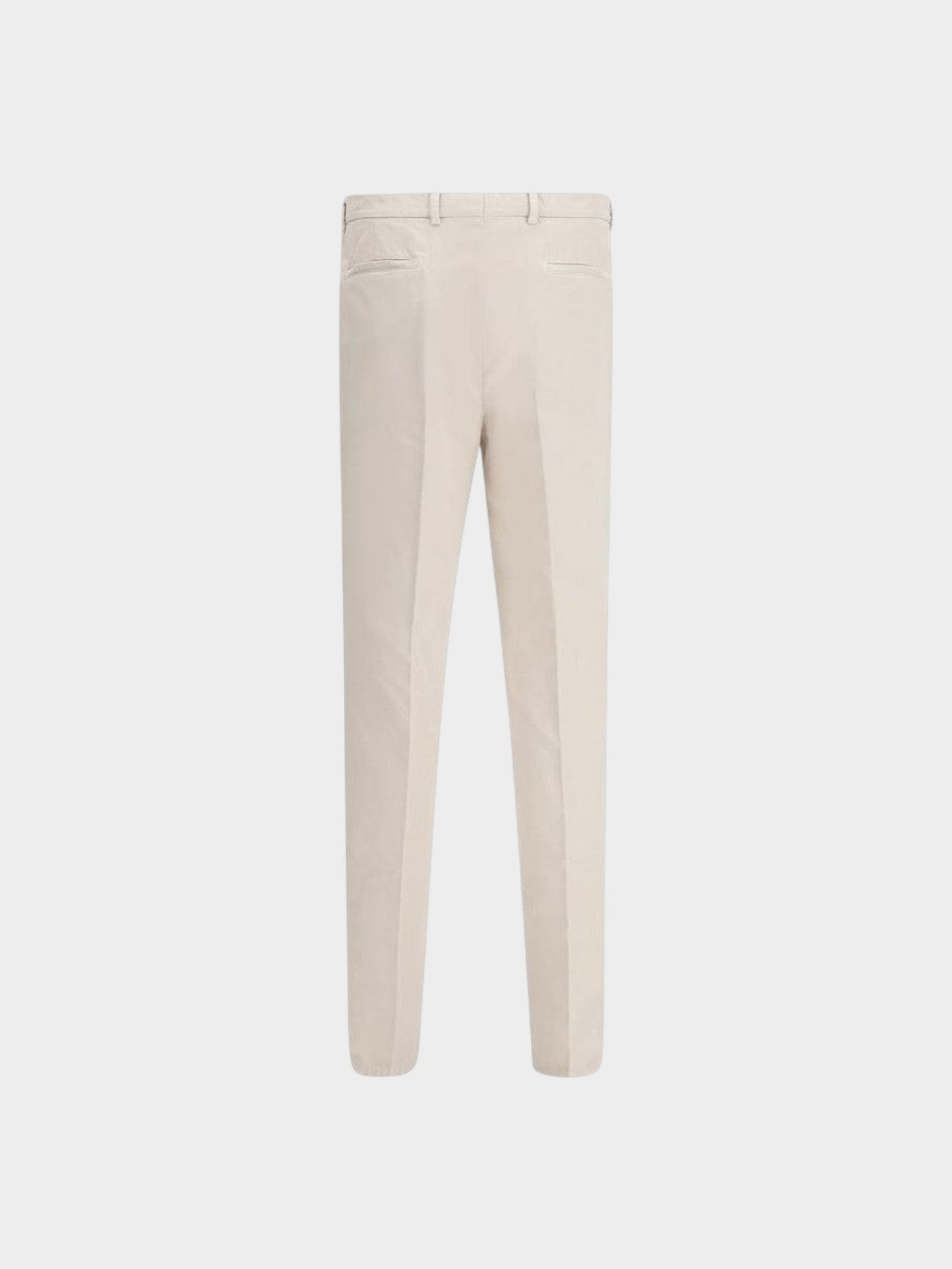 Brunello Cucinelli Beige Cotton Casual Pants-thumbmail-2