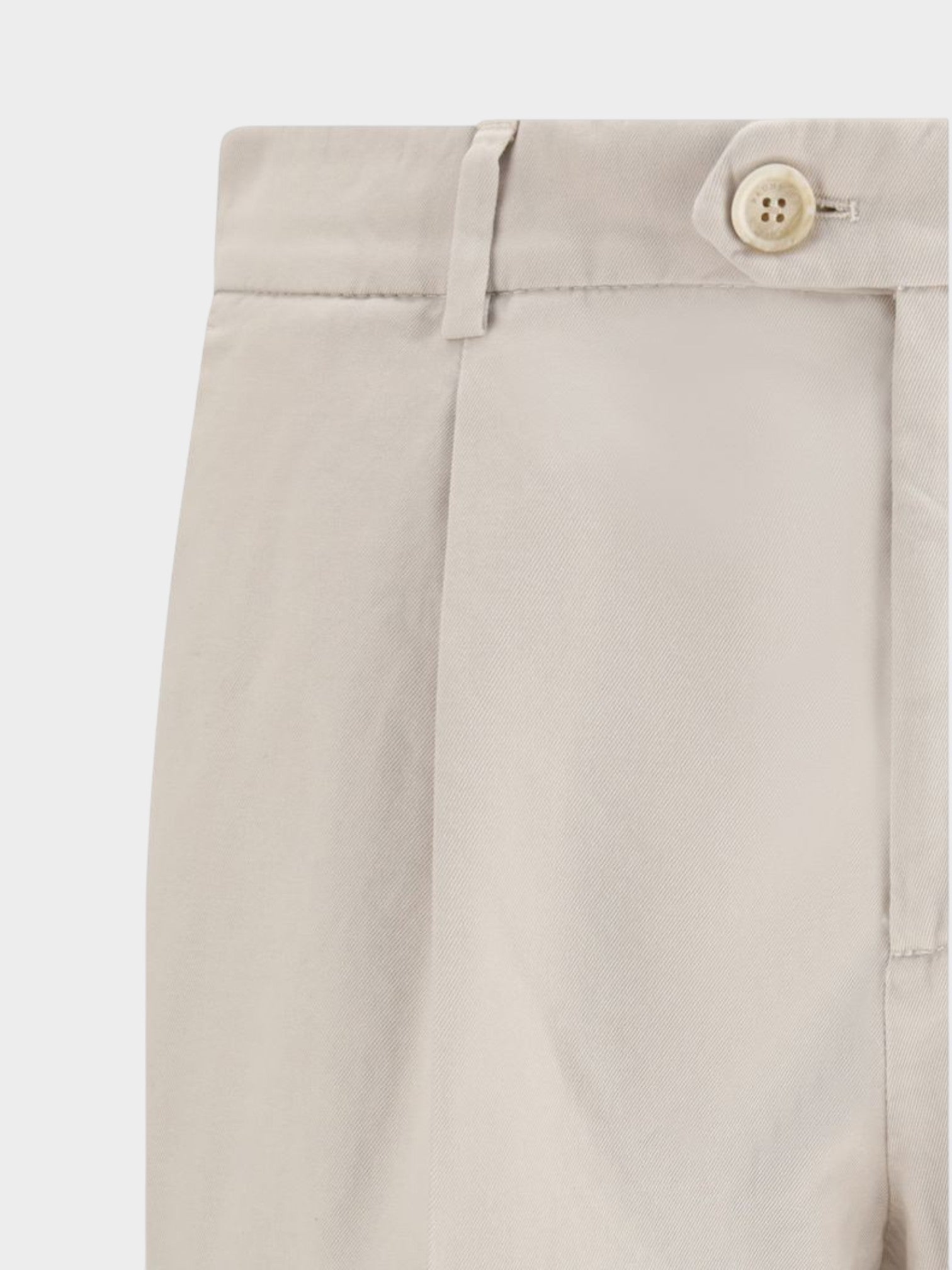 Brunello Cucinelli Beige Cotton Casual Pants-thumbmail-3