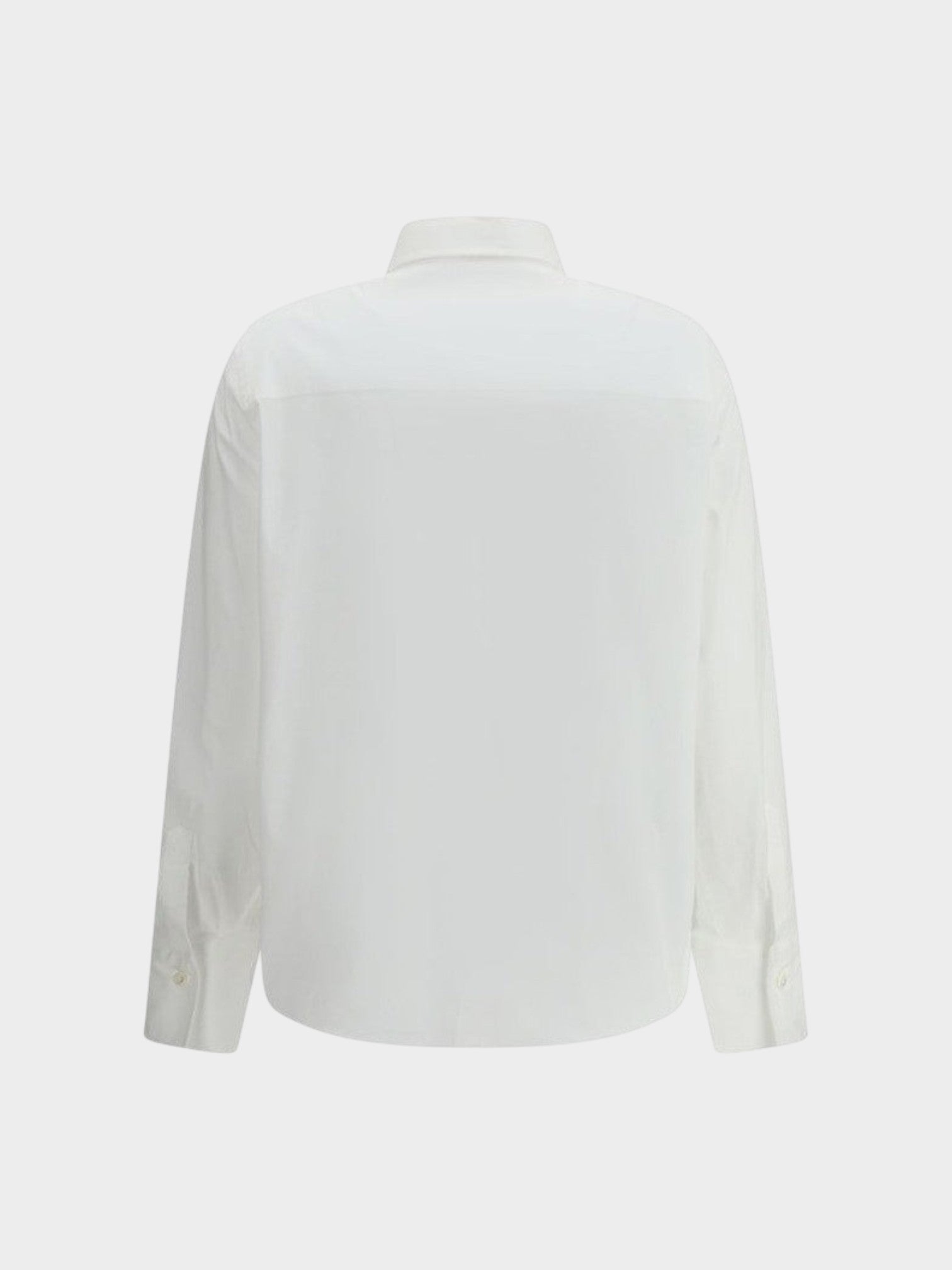Brunello Cucinelli White Cotton Dress Shirt-thumbmail-2