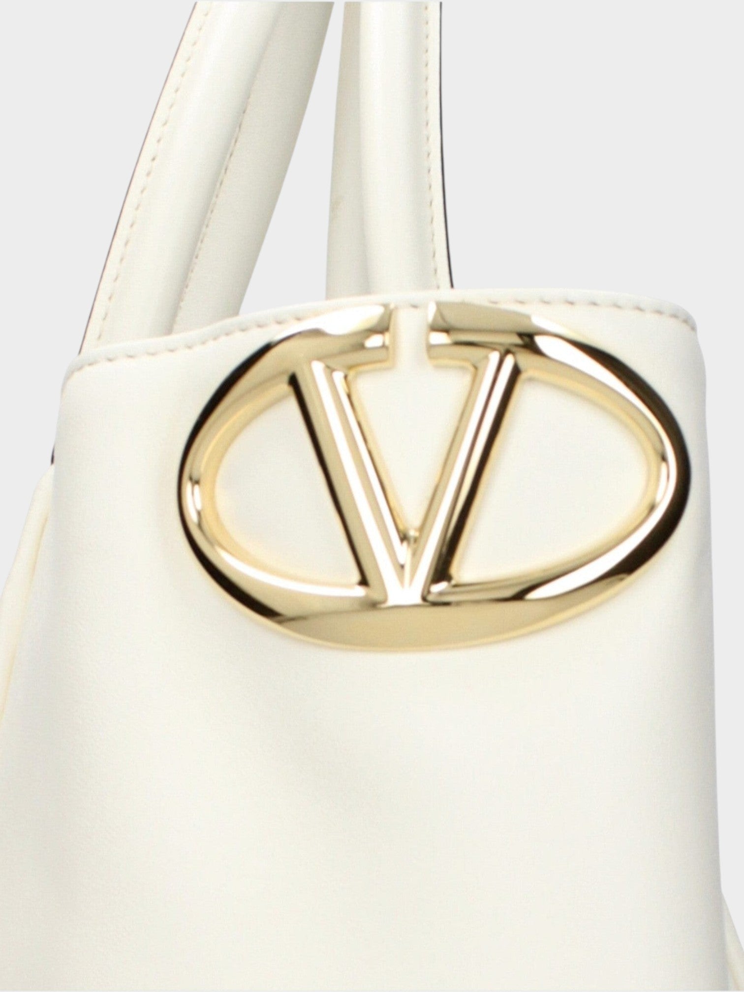 Valentino Garavani Beige Leather Handbag-thumbmail-4
